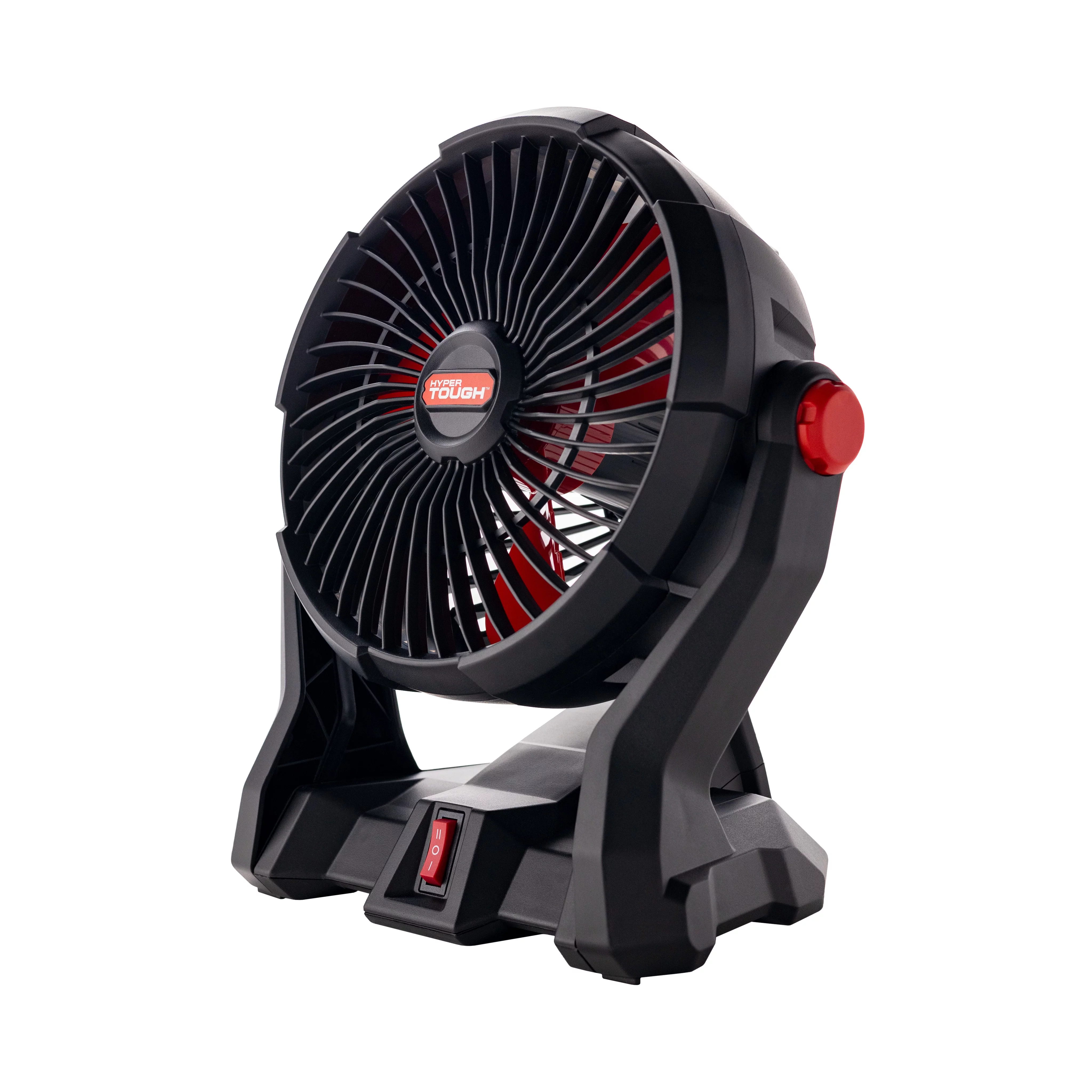 Hyper Tough 7.5 in. Cordless Fan with Hybrid Power,with 2.0Ah Lithium-Ion Battery Pack Powered,C1005 - Inhomebuy