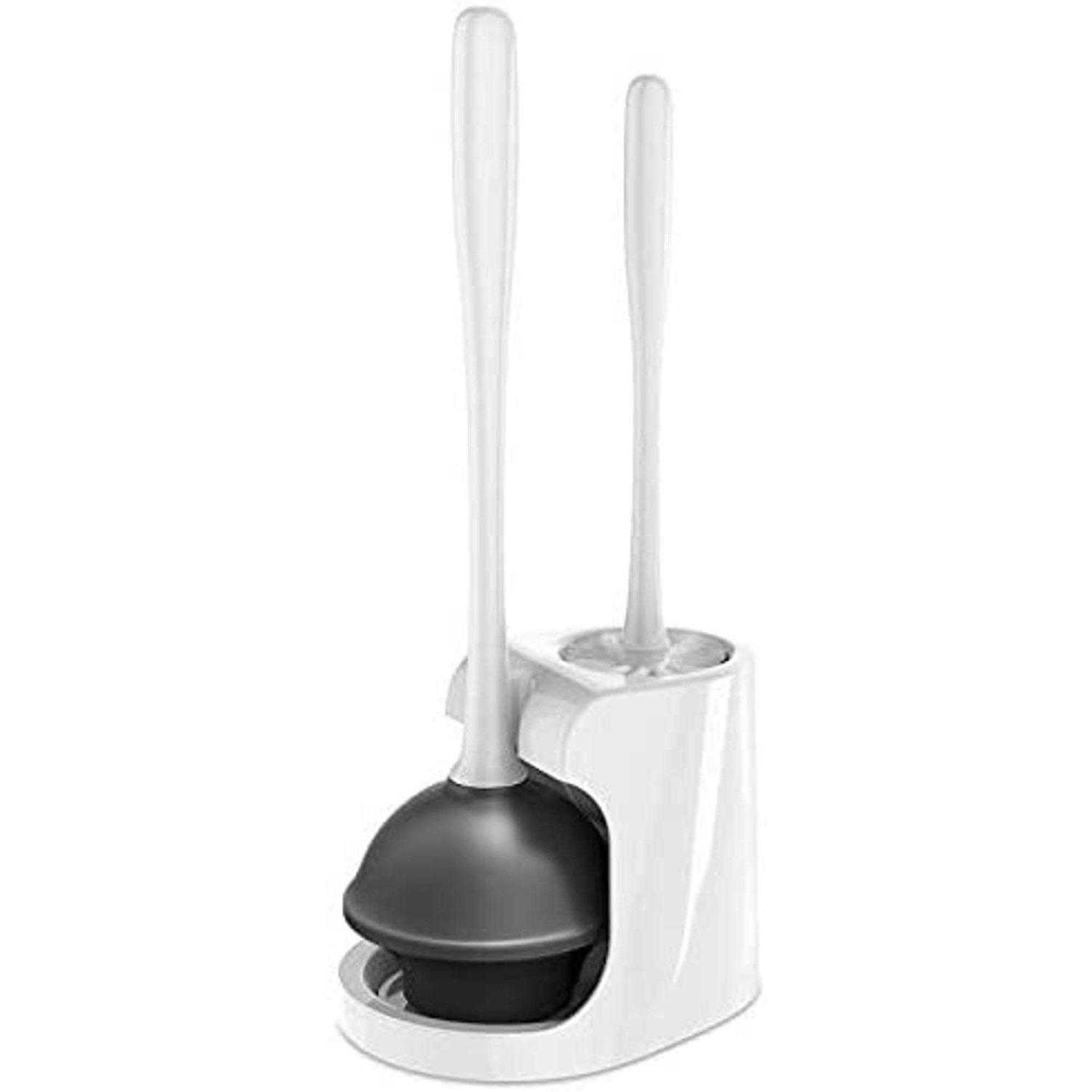 MR.SIGA Toilet Plunger and Bowl Brush Combo for Bathroom Cleaning - Inhomebuy