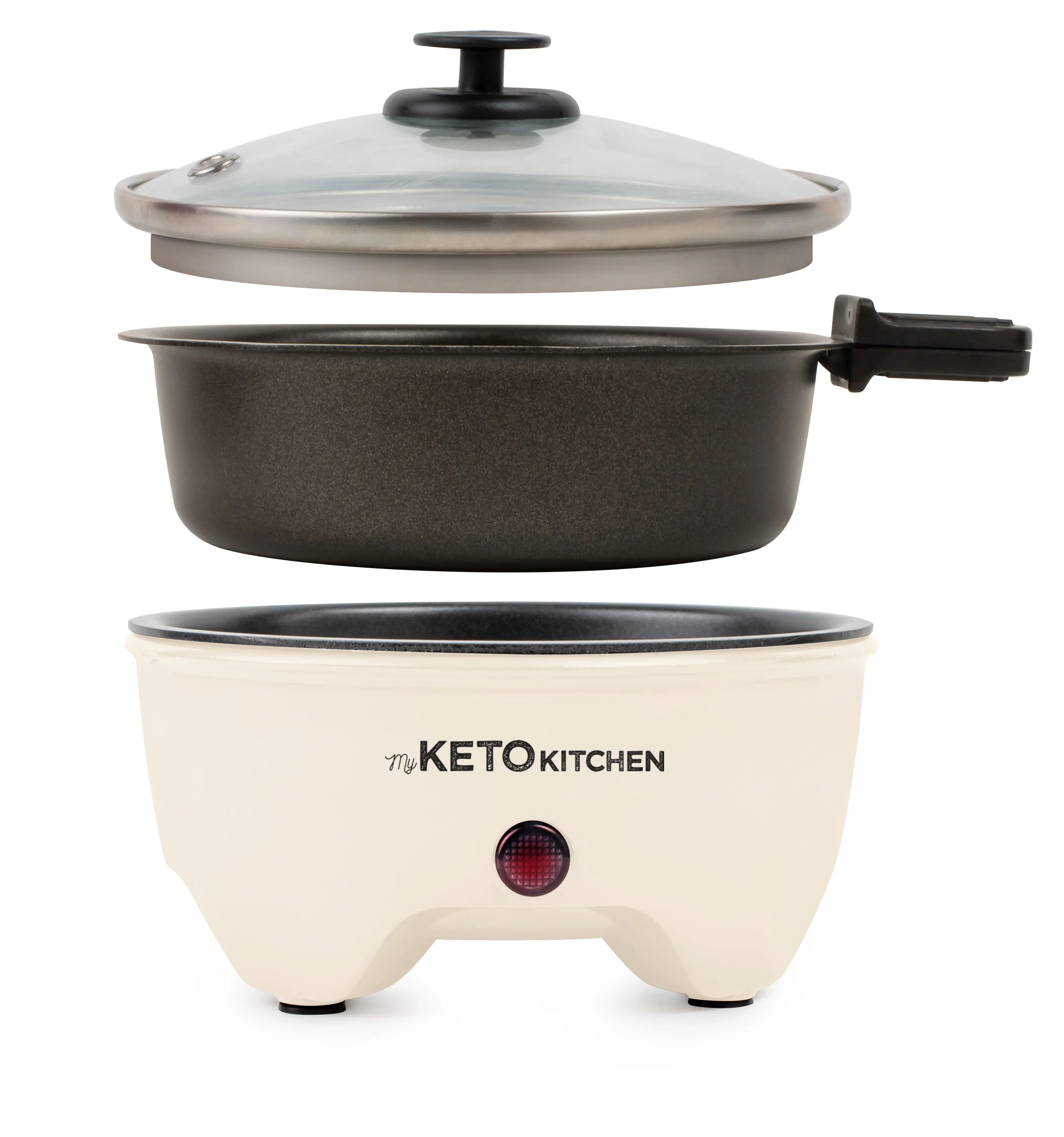 My Keto Kitchen Electric Personal Multi-Cooker, Garlic - Inhomebuy