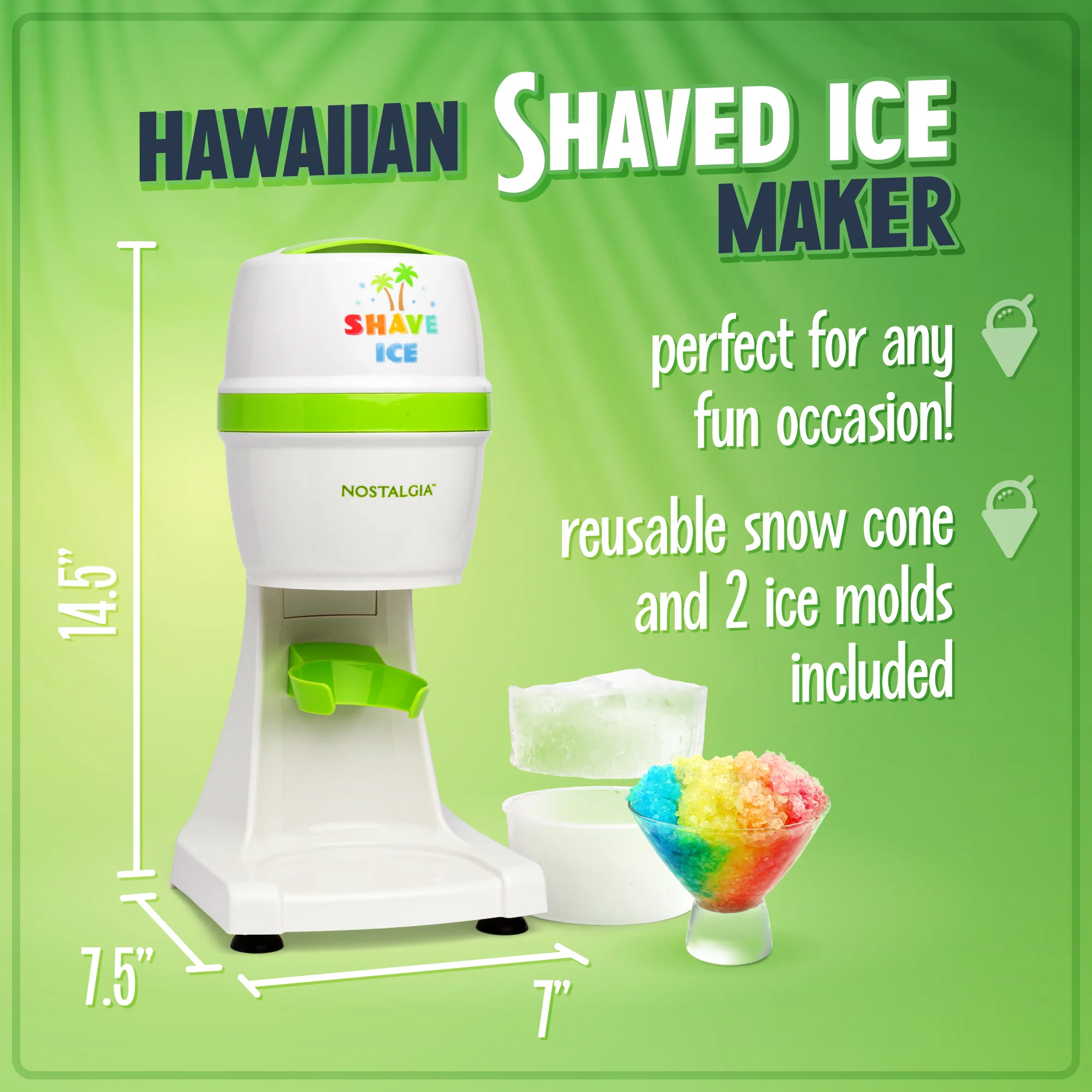 Electric Shave Ice & Snow Cone Maker - Inhomebuy