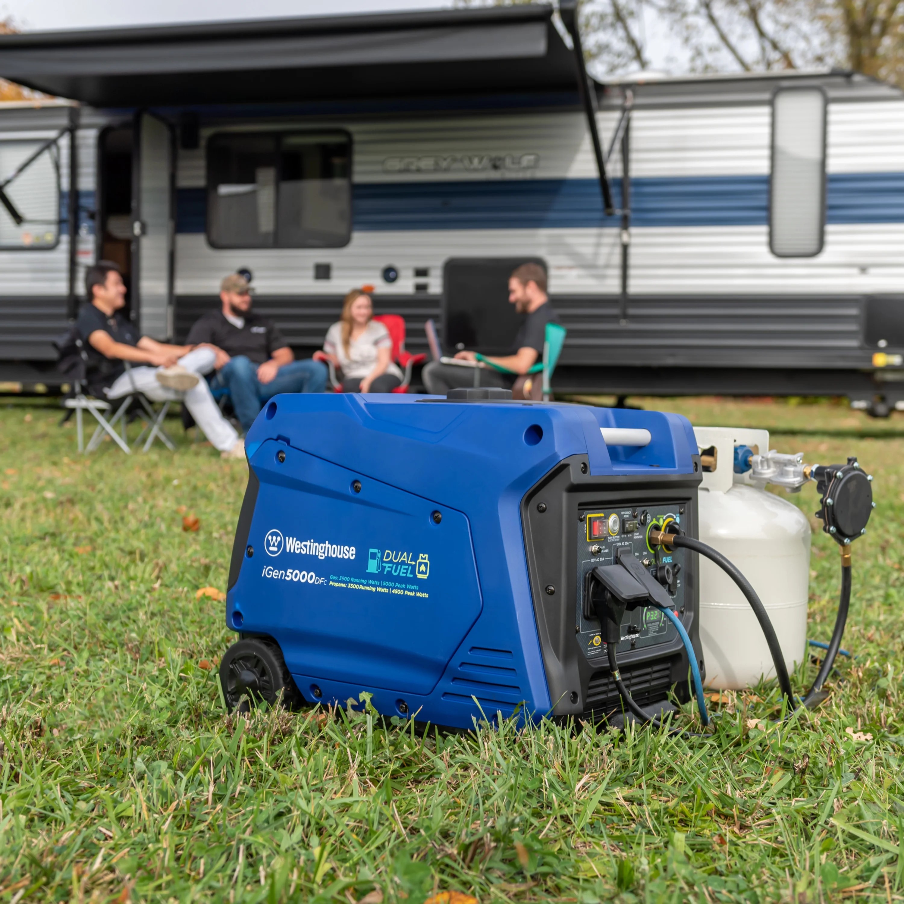Westinghouse 5000 Peak Watt RV Ready, Gas Powered Portable Inverter Generator with Electric Start - Inhomebuy