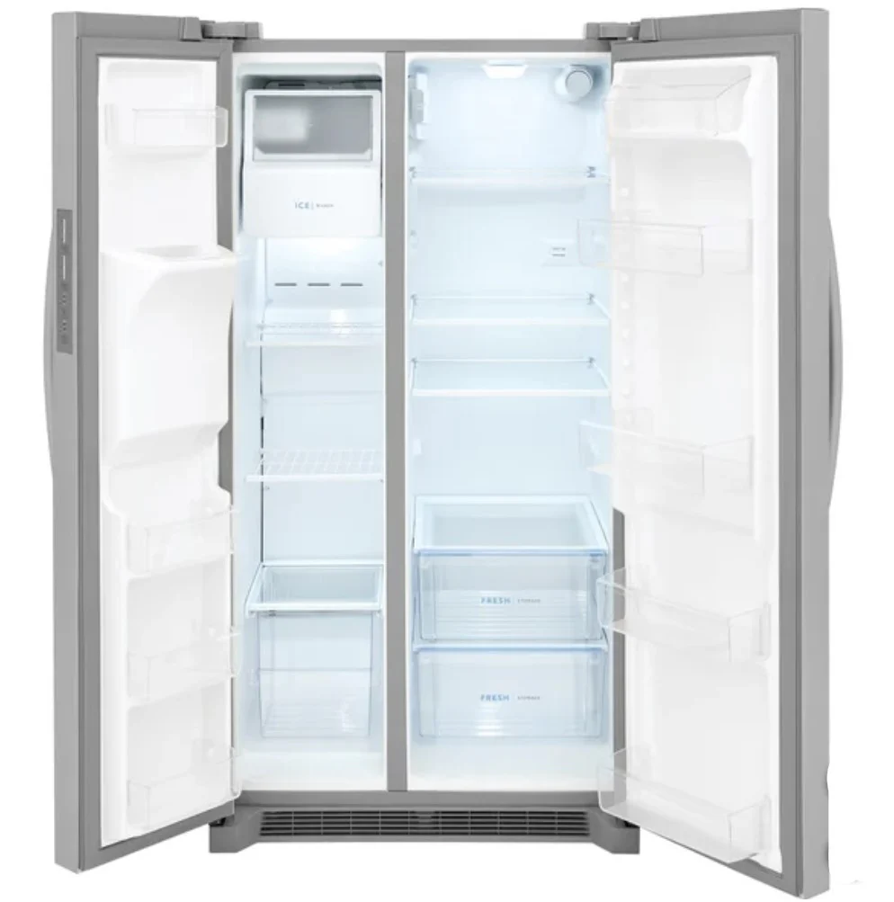 FRIGIDAIRE 36 IN 25.6 CU FT. STAINLESS STEEL SIDE-BY-SIDE REFRIGERATOR WITH EXTERIOR WATER AND ICE D - Inhomebuy