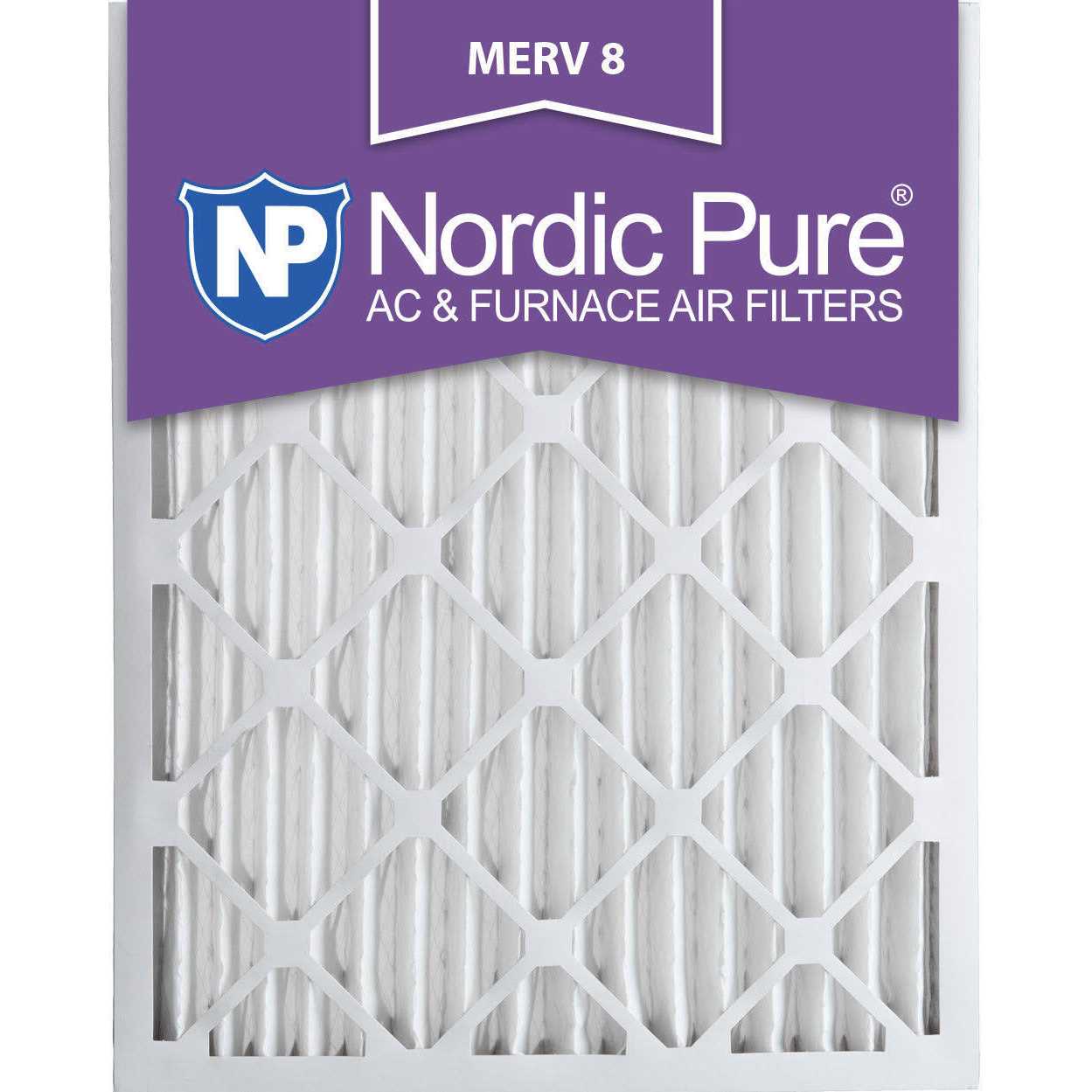 Nordic Pure 20x20x5 Air Bear Replacement 255649-103 MERV 10 Air Filters - Inhomebuy