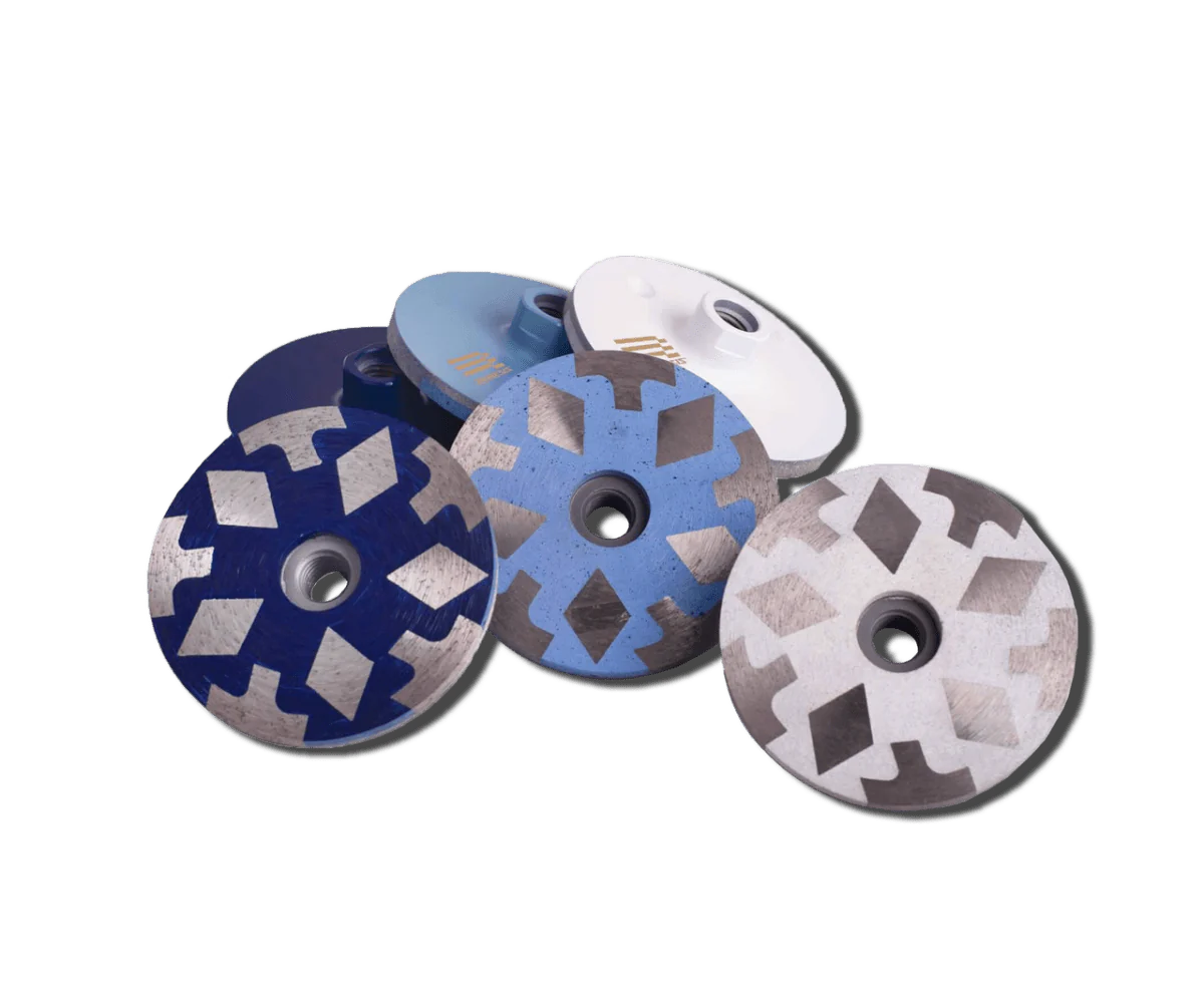 Zenesis 4 Inch Resin Filled Cup Wheels - Inhomebuy