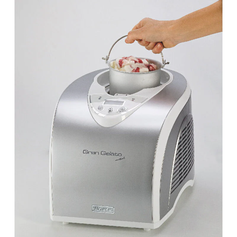 Gran Gelato Metal Ice Cream Maker 135W - Inhomebuy