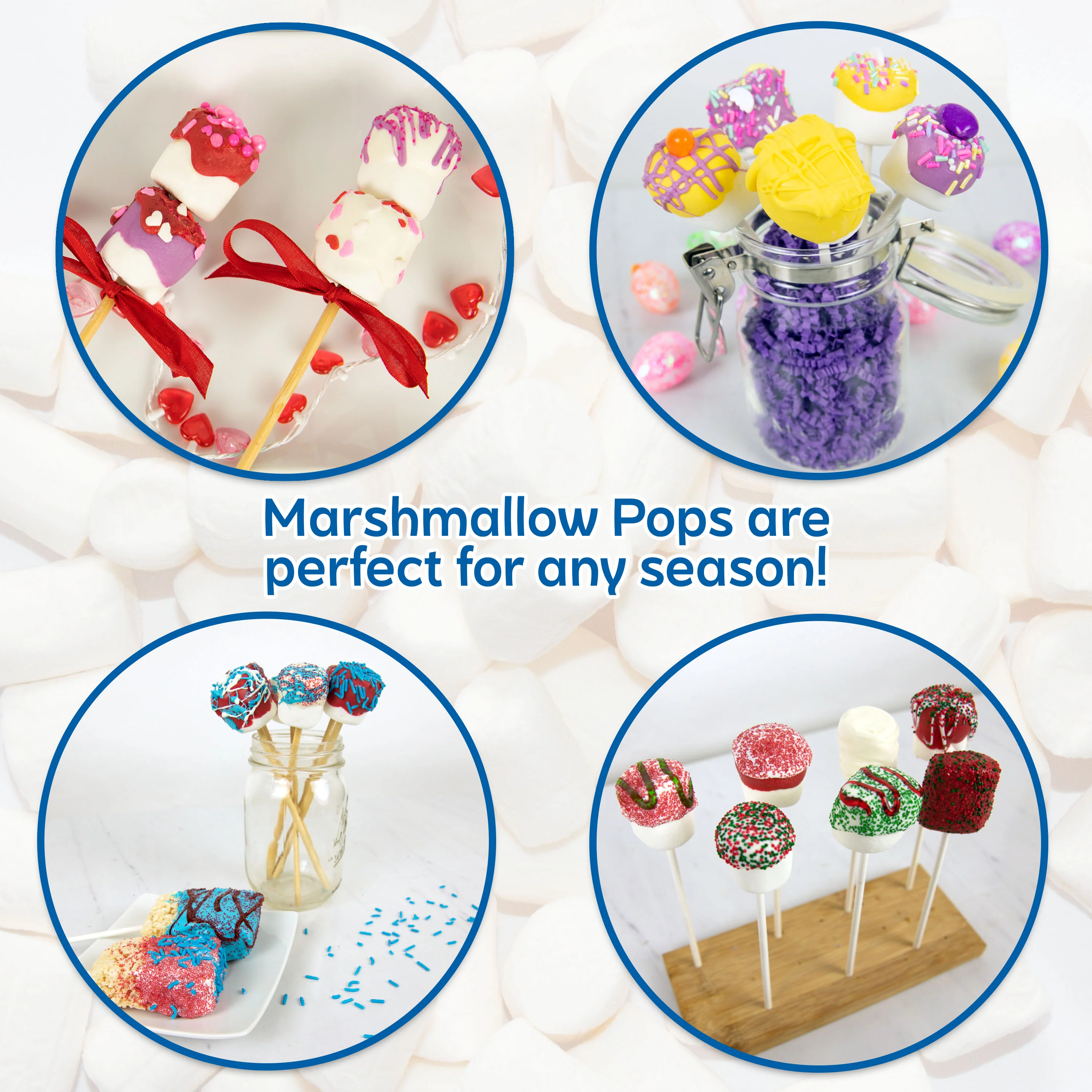 Jet-Puffed Marshmallow Dipper and Decorating Set - Inhomebuy