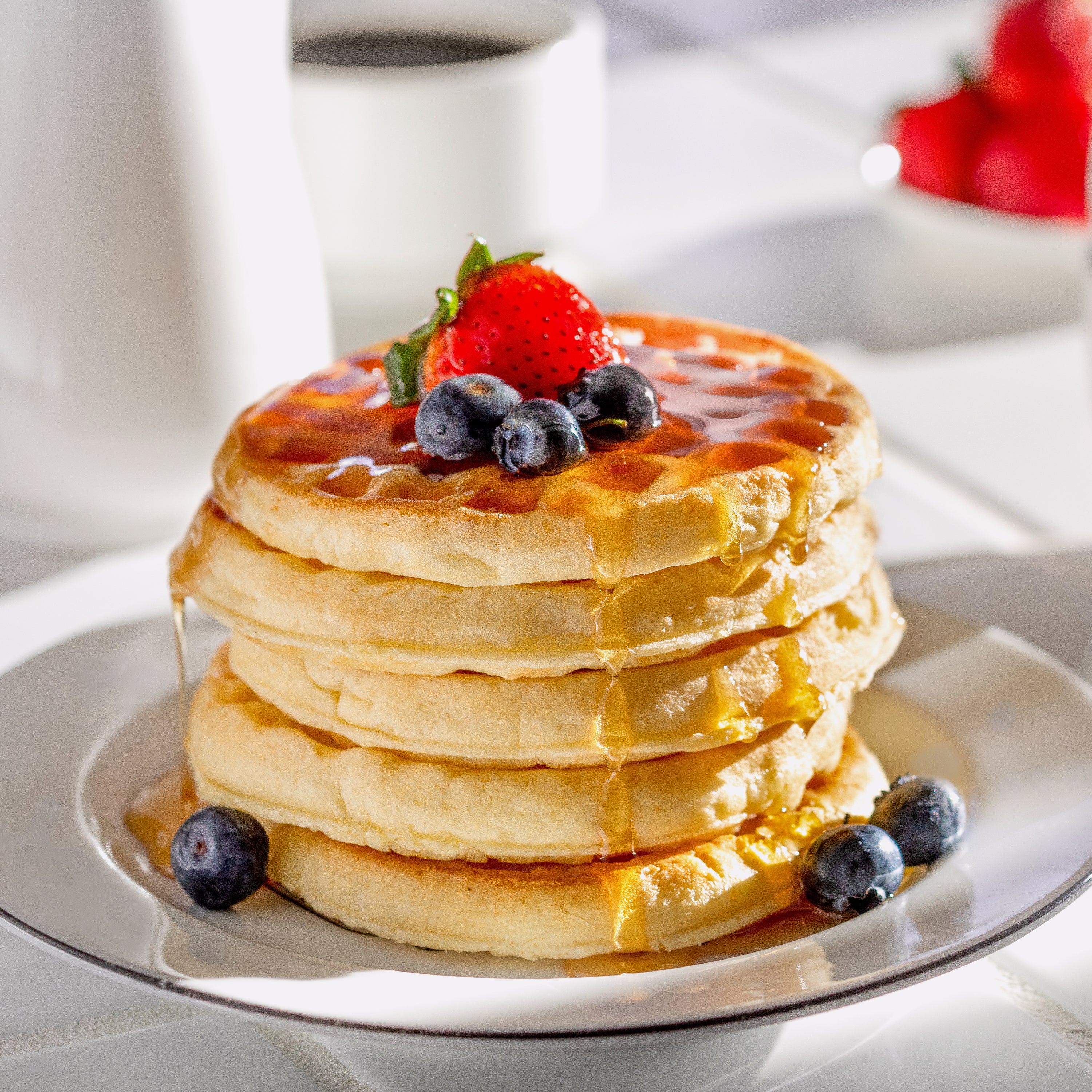 MyMini�?Personal Electric Waffle Maker, White - Inhomebuy