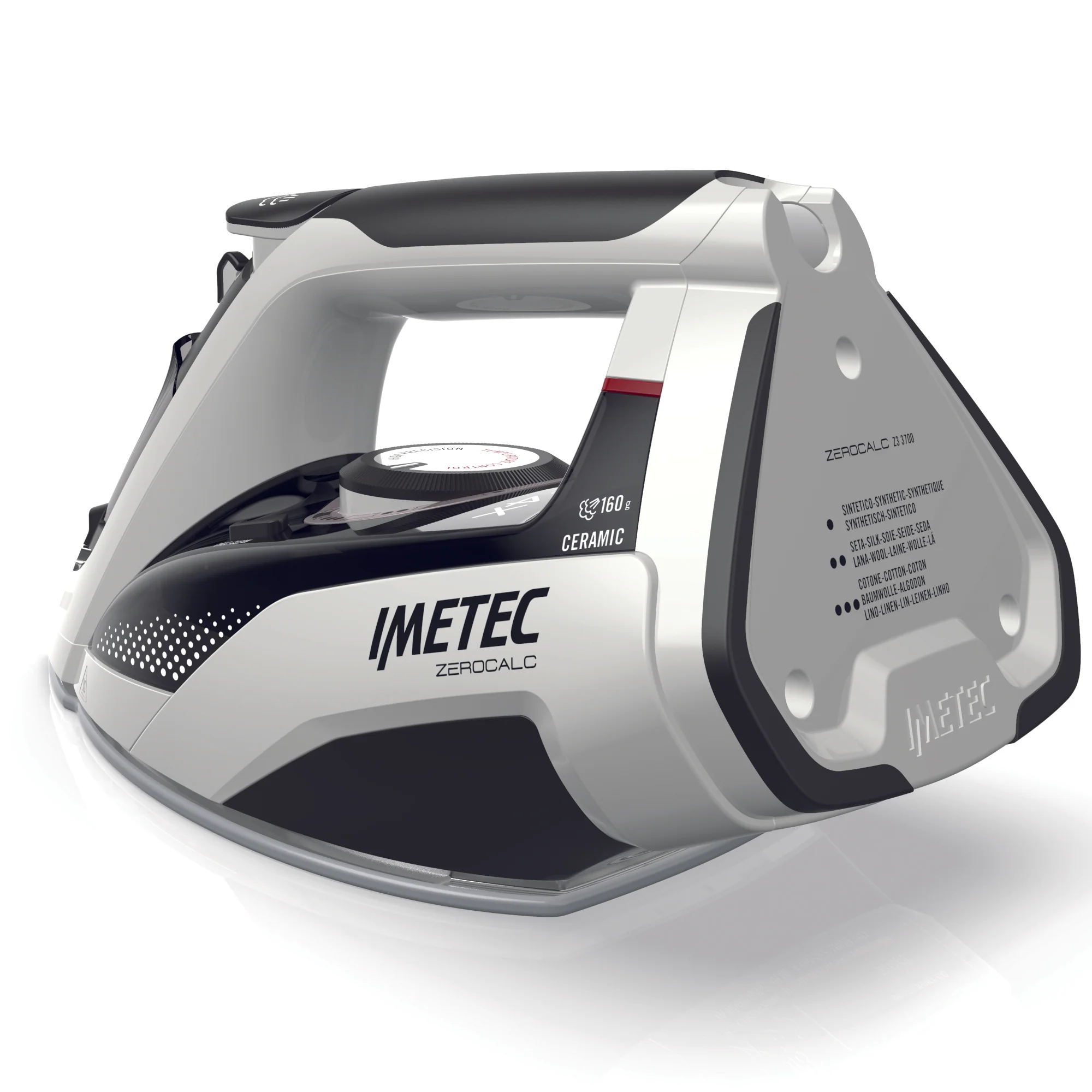 Imetec Steam Iron, 4X Zero Calc Z3 3700 , 2400W, 160G, Glide Ceramic Plate - Inhomebuy