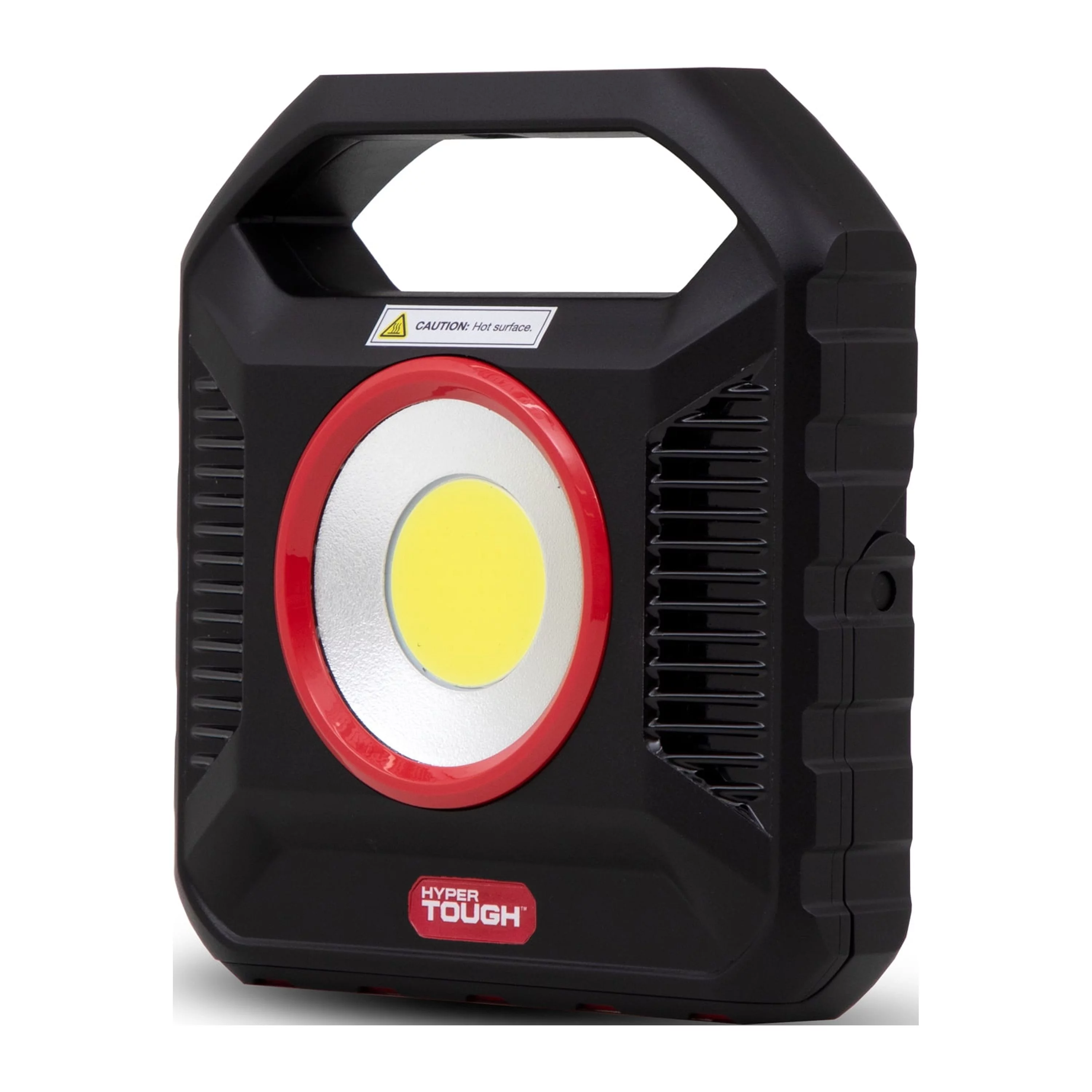 Hyper Tough 2300 Lumen LED Rechargeable Portable Work Light, Red, Black, 3 Modes - Inhomebuy