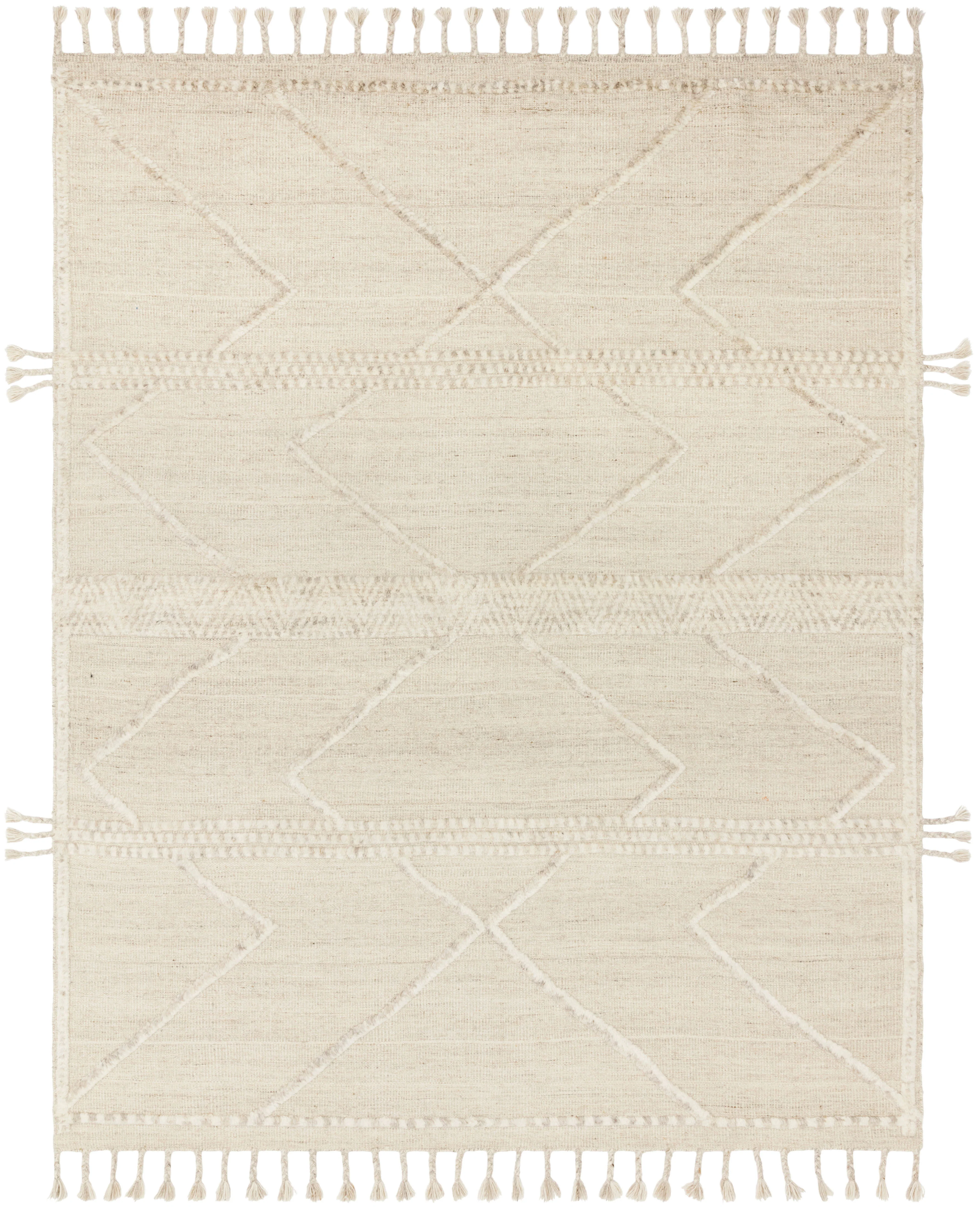 Loloi Rugs Iman Collection Rug in Beige, Ivory - 7'9