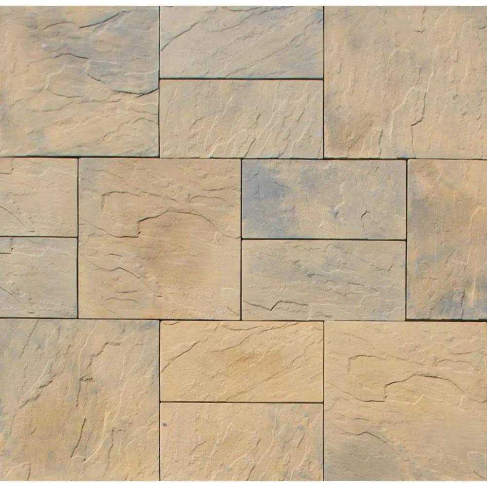 Nantucket Pavers Patio-on-a-Pallet Concrete Gray - Inhomebuy