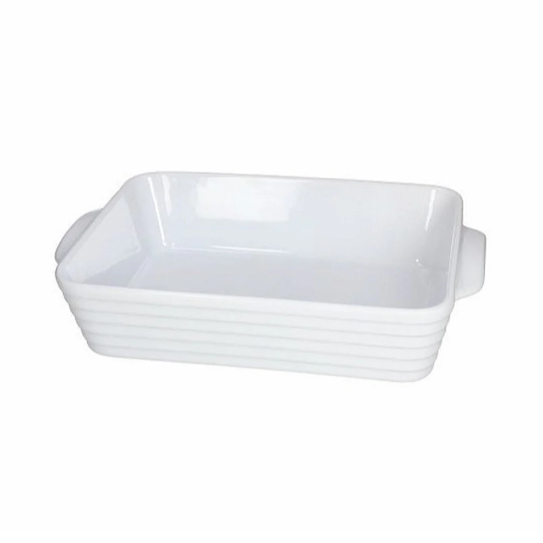 Rect.Bak.Dish 31x21.5cm/7.5h Pl-Cook Rings - Inhomebuy