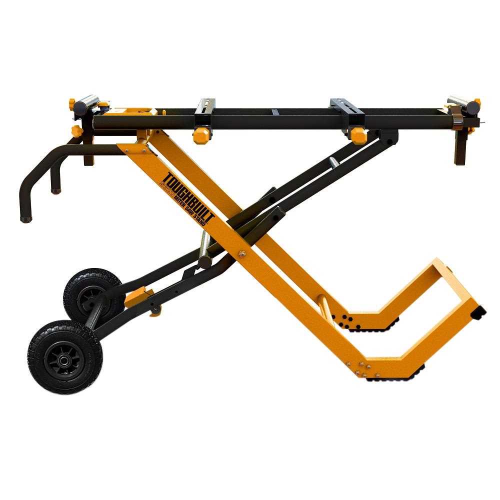 Toughbuilt Universal 124 inch Miter Saw Stand w/GFI - Inhomebuy