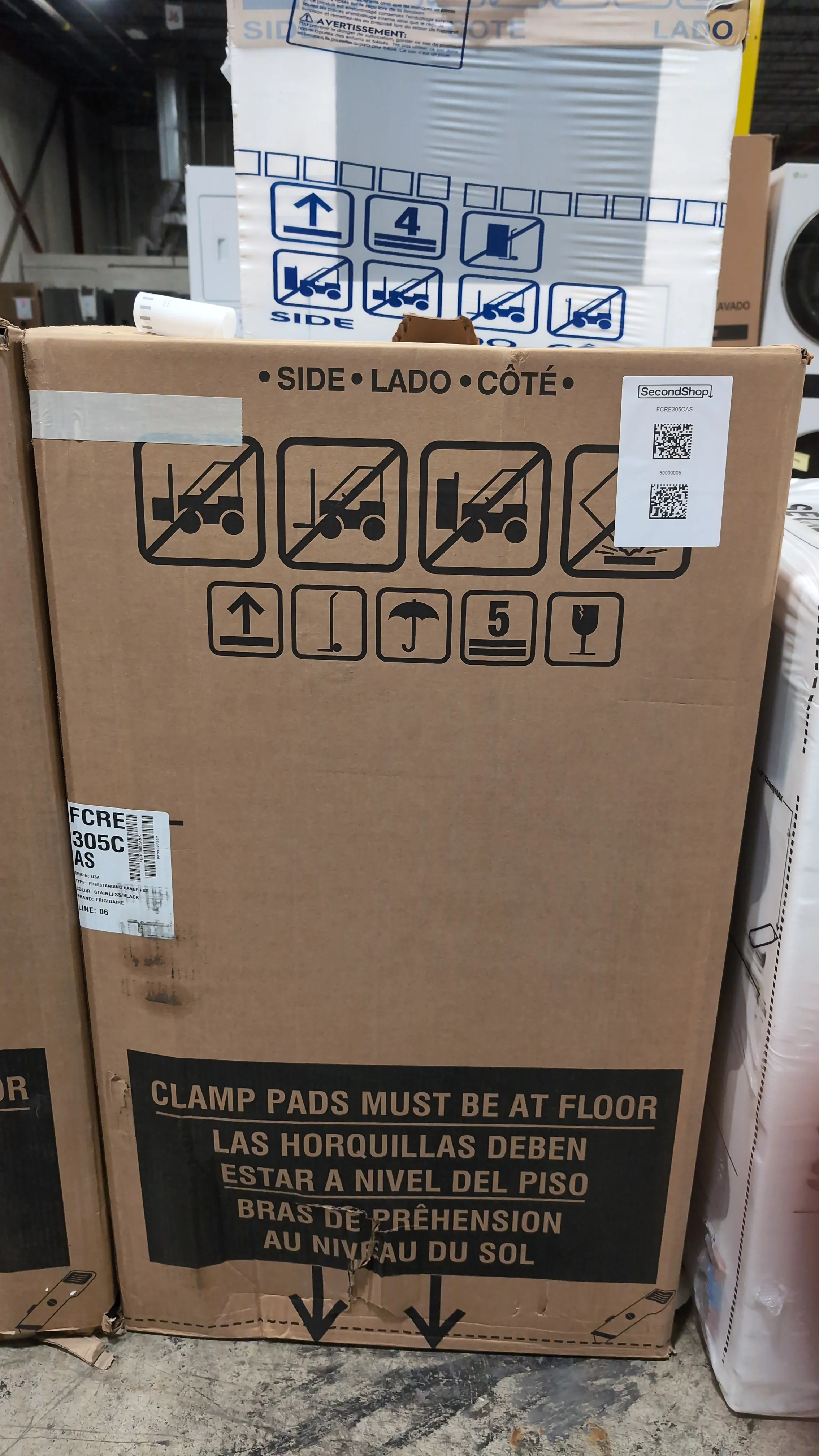 Frigidaire 5.3 Cu. Ft. Free Standing Electric Range With 5 Burners 30