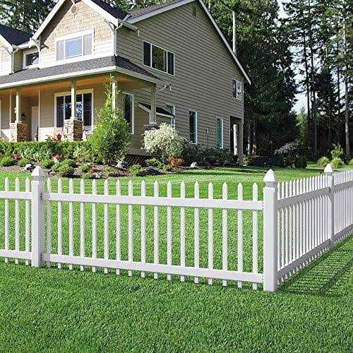Outdoor Essentials 4 in. x 4 in. x 72 in. White Vinyl Fence Post - Inhomebuy