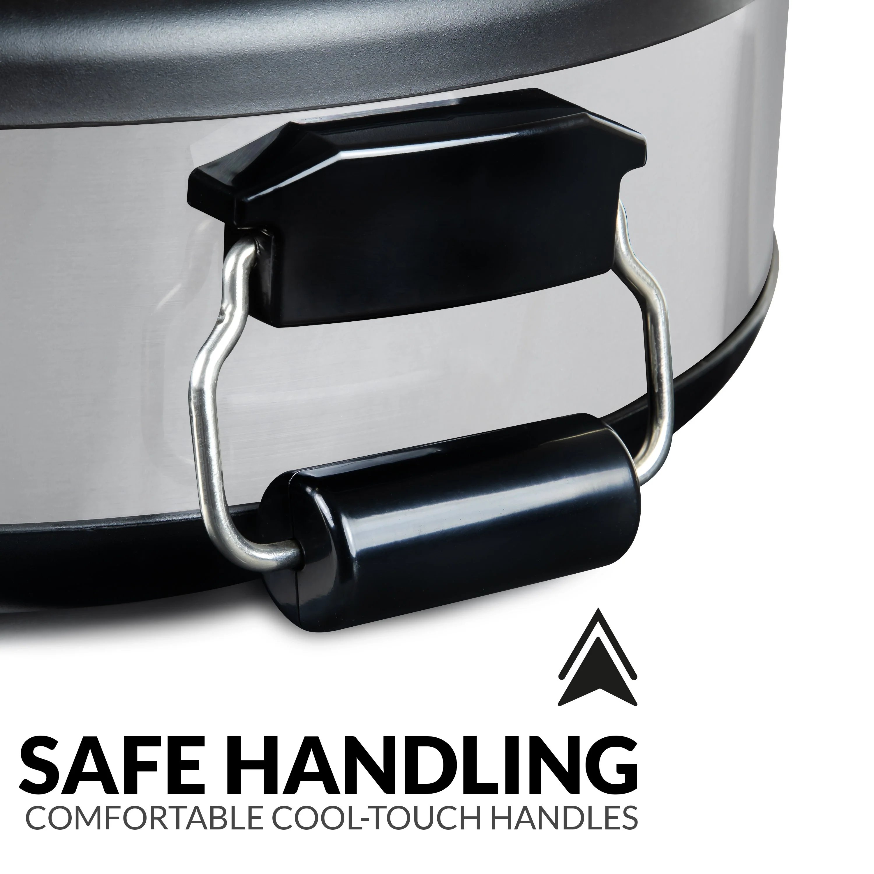 HomeCraft Triple Round Oval 1.5 Quart Stainless Steel Cooker Buffet - Inhomebuy