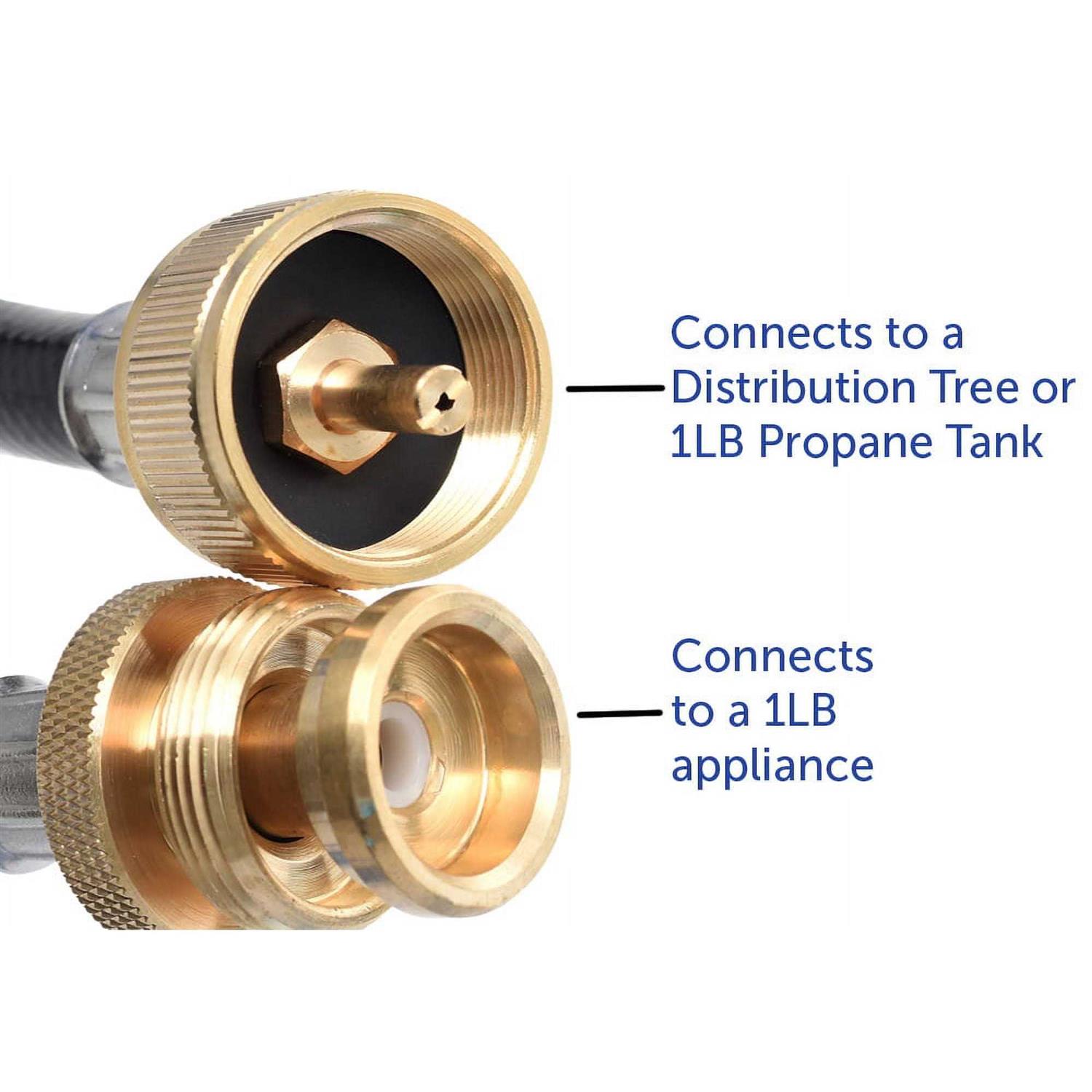 Flame King 60 lb Steel Propane Tank LPG Refillable Cylinder with POL Valve - Inhomebuy