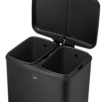 Rubbish separator Davino Black - 24 L - Inhomebuy