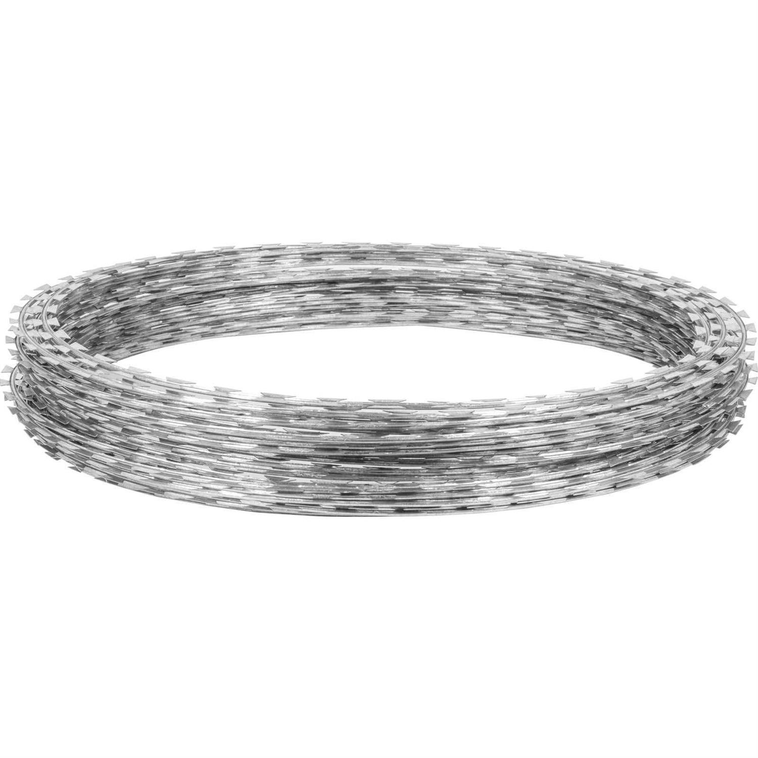 VEVOR Razor Wires Razor Barbed Wire Coils 49 ft Per Roll Razor Wire Fencing Razor Fence - Inhomebuy