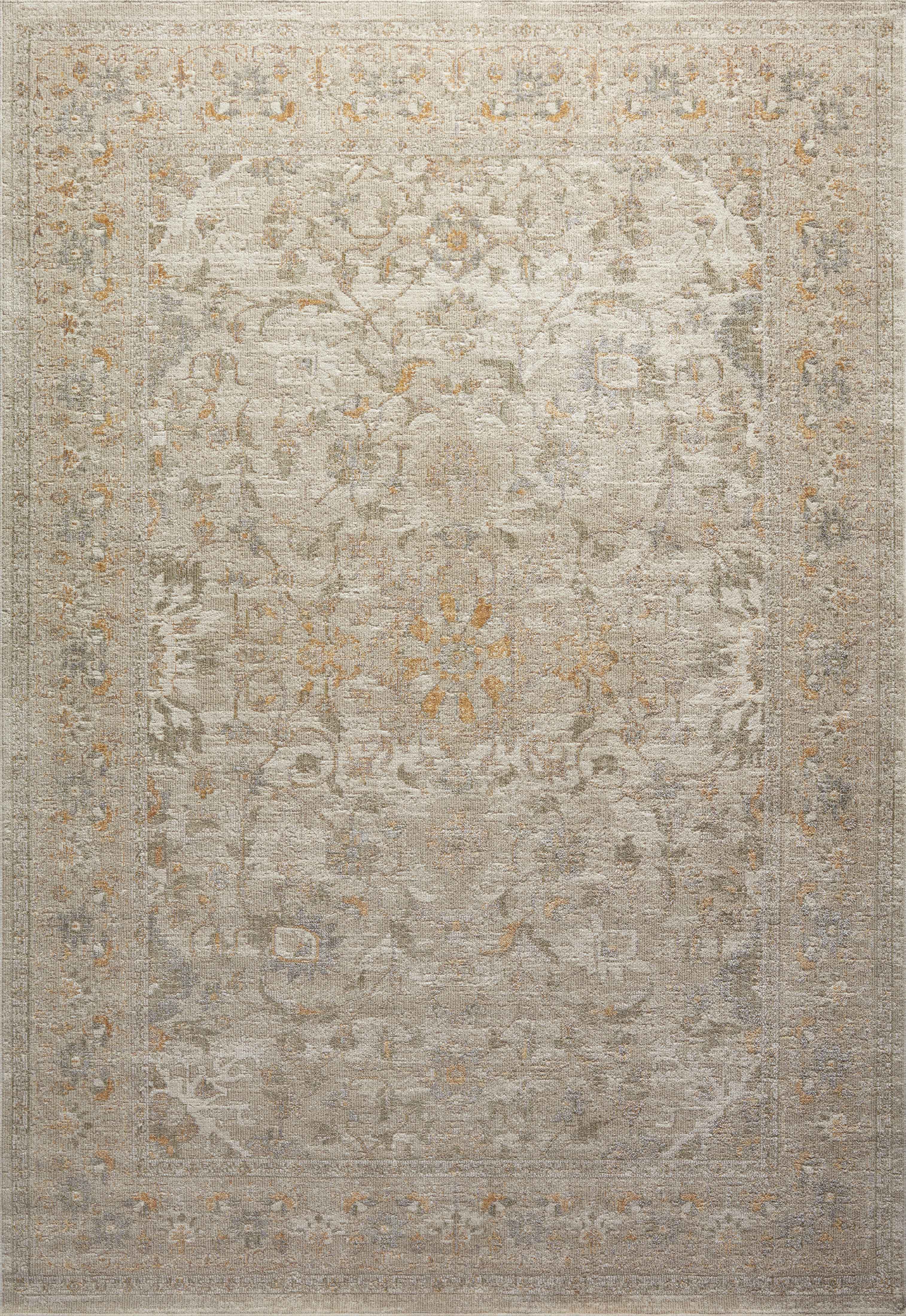 Chris Loves Julia x Loloi Rug in Ivory, Natural - 5' x 7'10