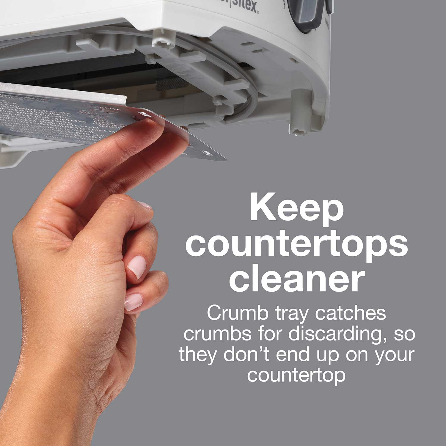 Proctor-Silex Toaster: 2-slice, chrome & white | 22632PS - Inhomebuy