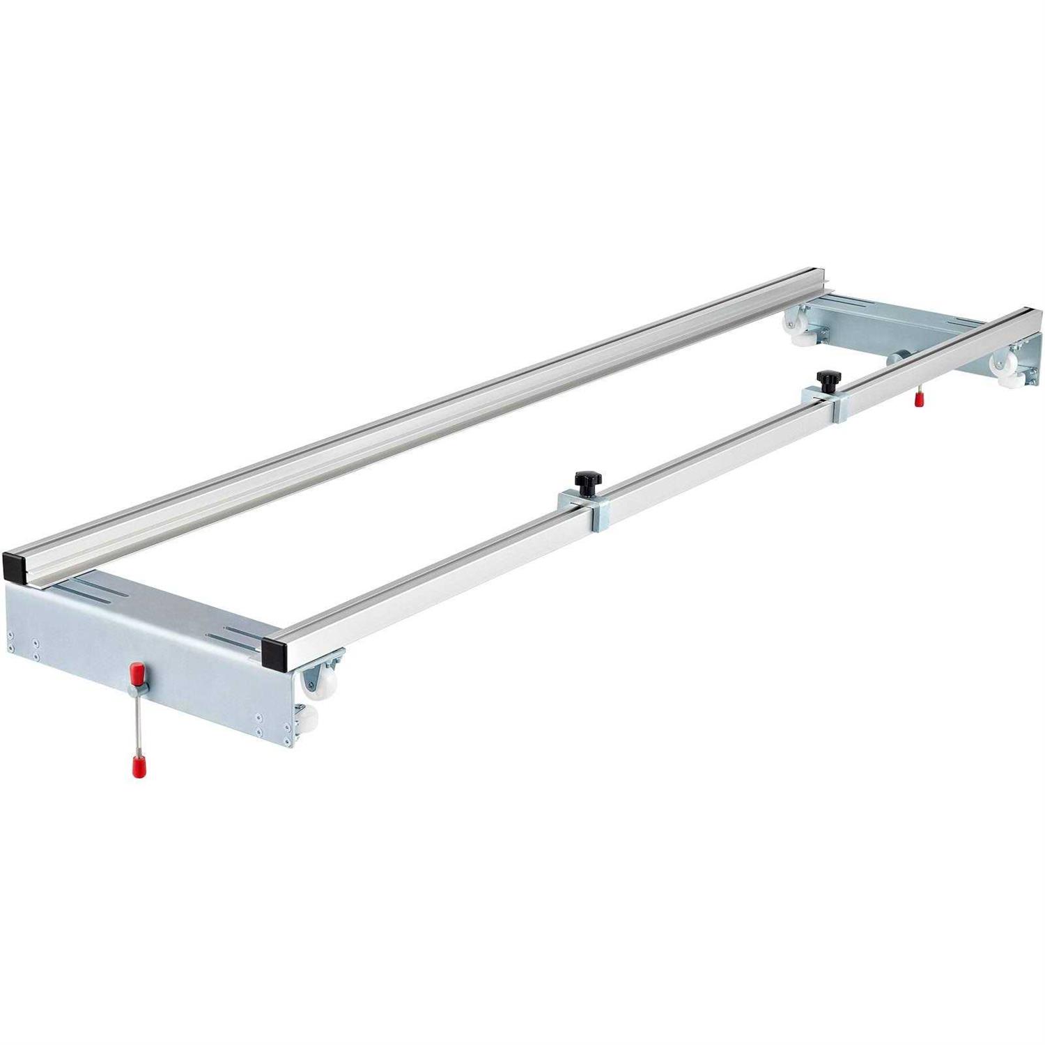 VEVOR Roof Ladder Rack Van Ladder Rack with Ladder Stoppers 3 Bars 661 Lbs Black HCTJHSECOTRIC1S4TV0 - Inhomebuy