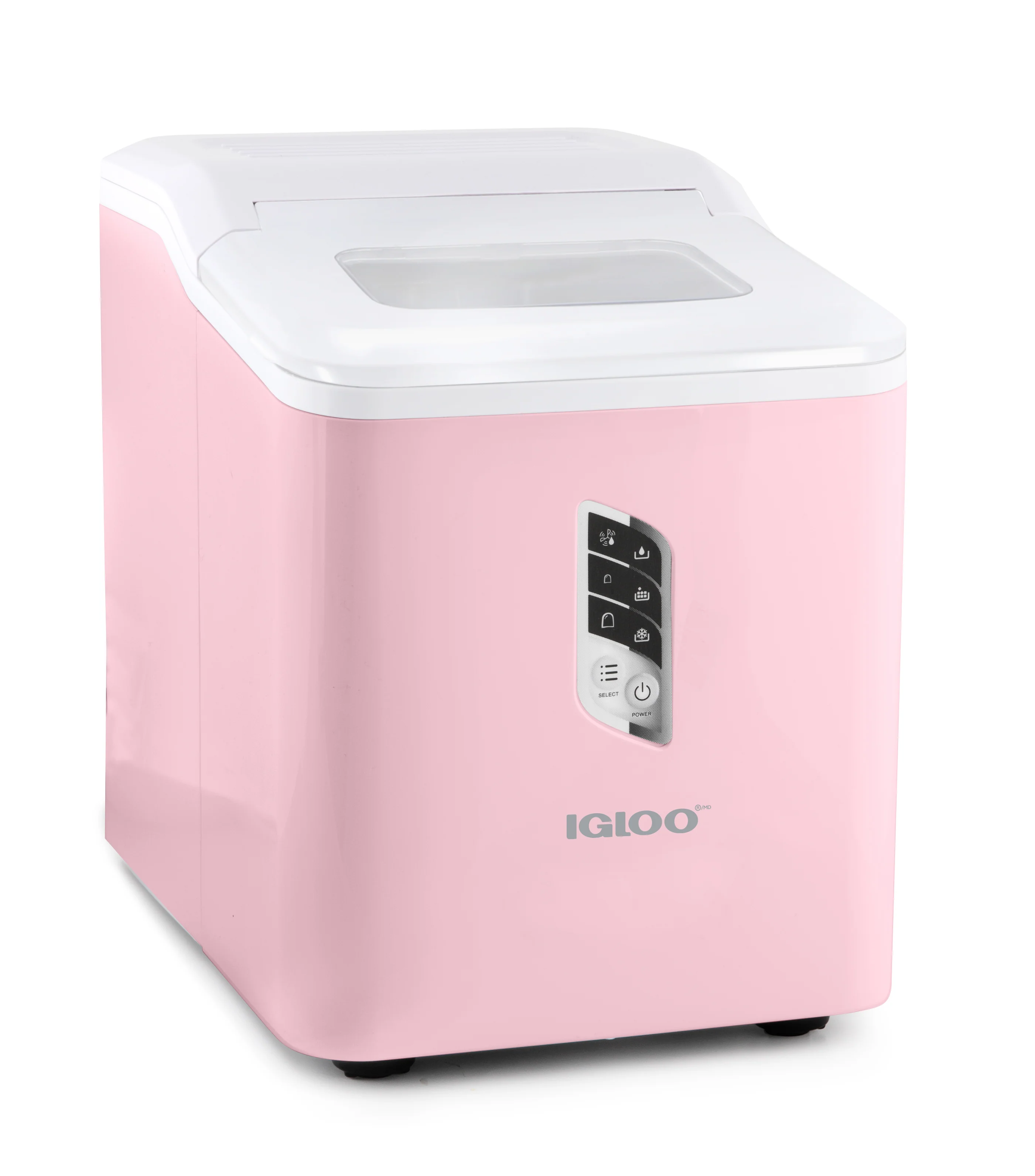 Igloo Self-Cleaning 26-Pound Ice Maker, Pink - Inhomebuy