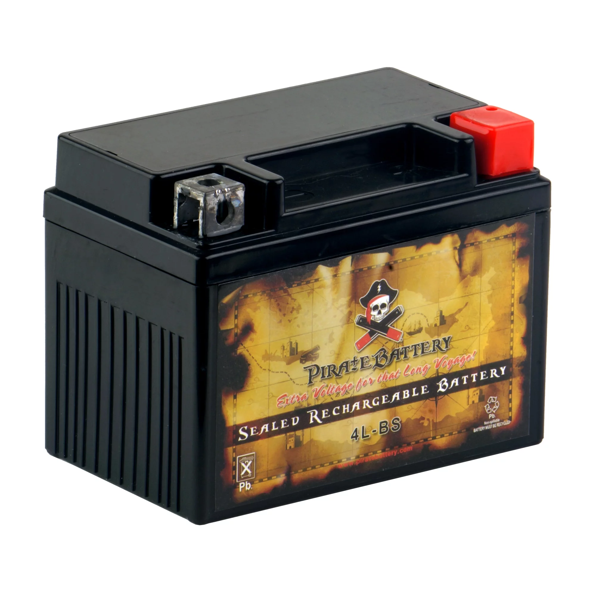 Pirate Battery Ytx4L-Bs Lawn Mower Battery for Snapper All Walk Behind Mowers Electric Start - Inhomebuy