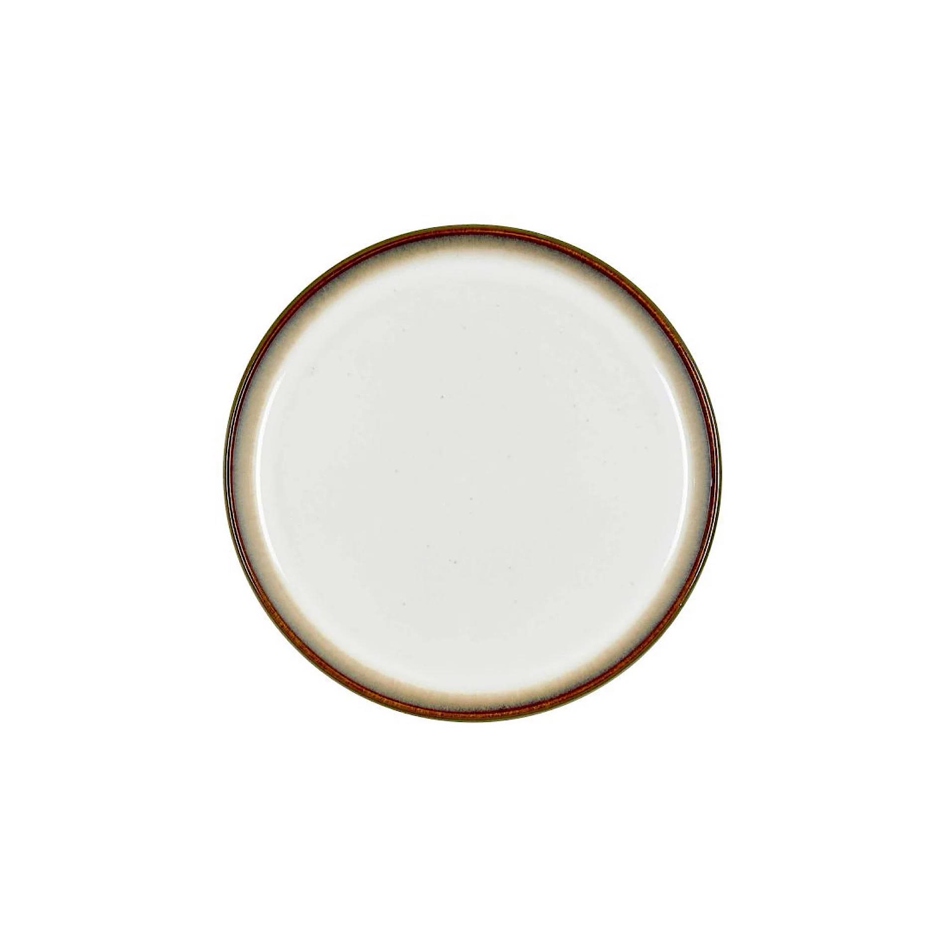 Stoneware Gastro Plate 21 cm Grey Cream - Inhomebuy