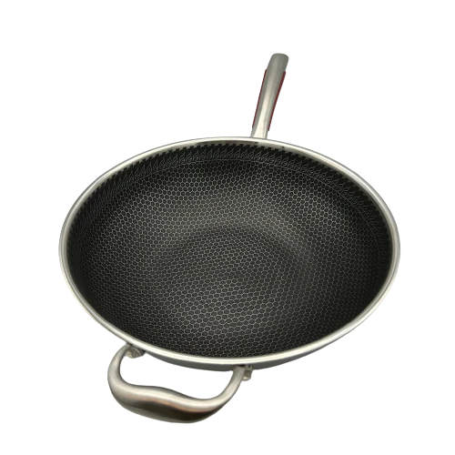 Healthy Bear Targu Hybrid Wok: 32cm with glass lid | BC-HW32N - Inhomebuy