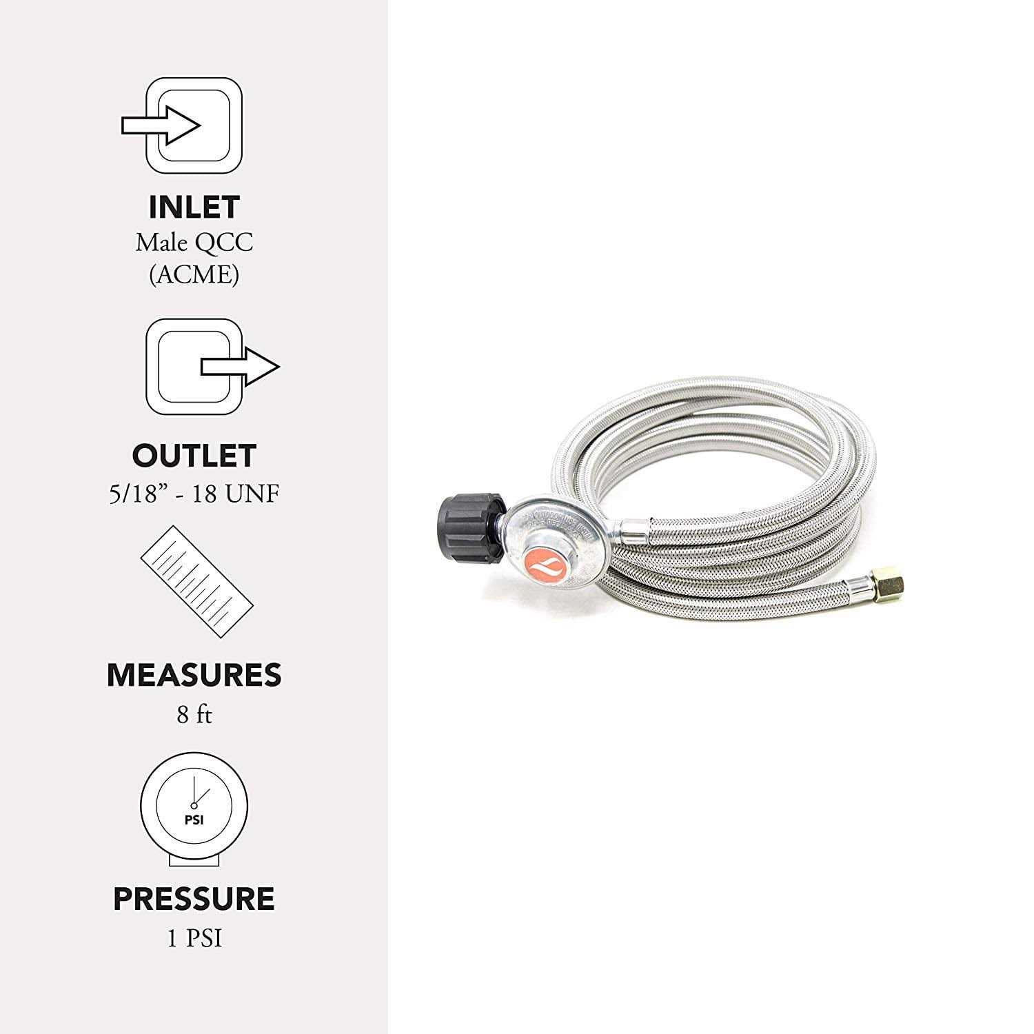 Gasone Propane Refill Adapter for 1 lb. Tanks - Inhomebuy