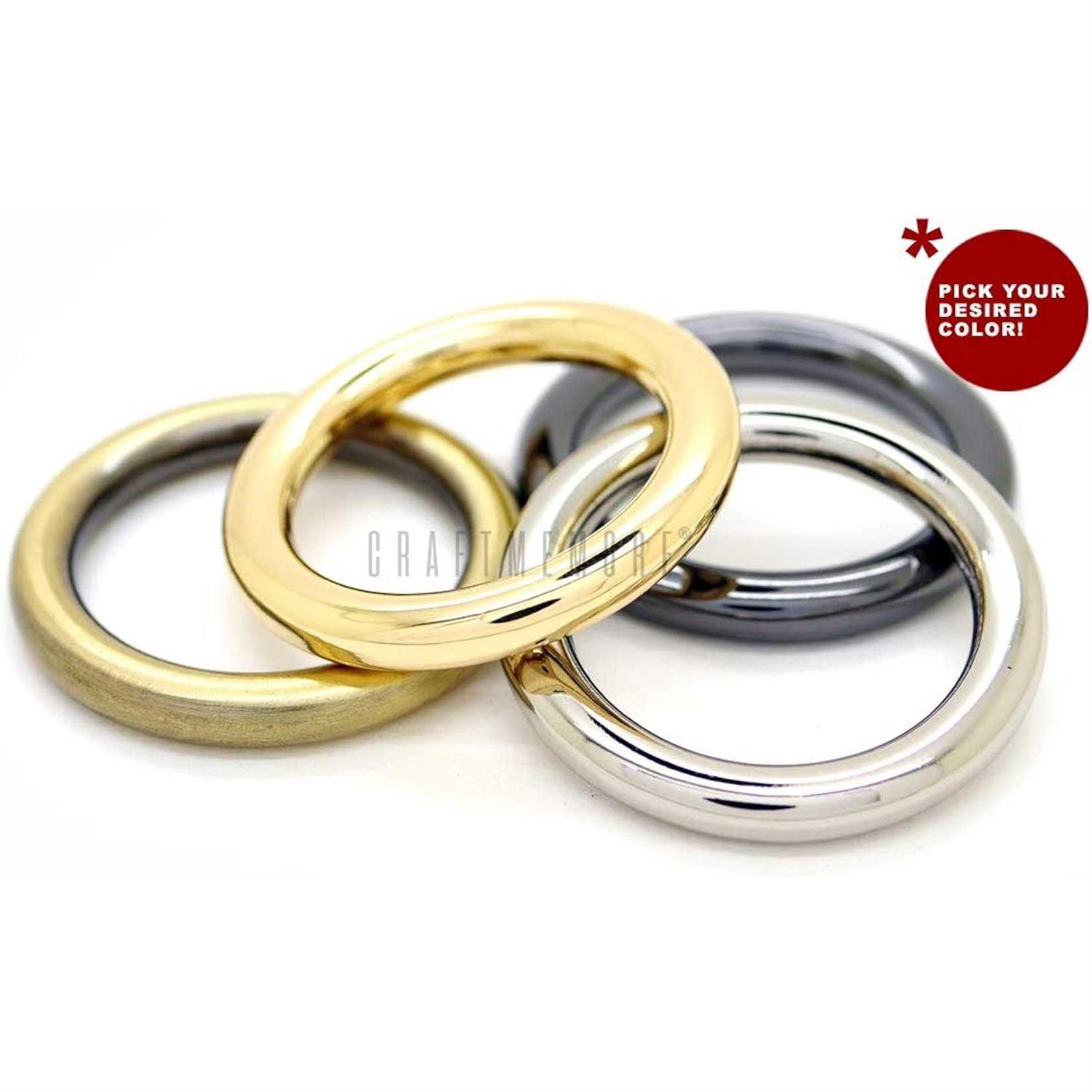 CRAFTMEMORE 2pcs Detachable Snap Hook Swivel Clasp w/Screw Bar Vt493 Bag Strap Hardware Replacement - Inhomebuy