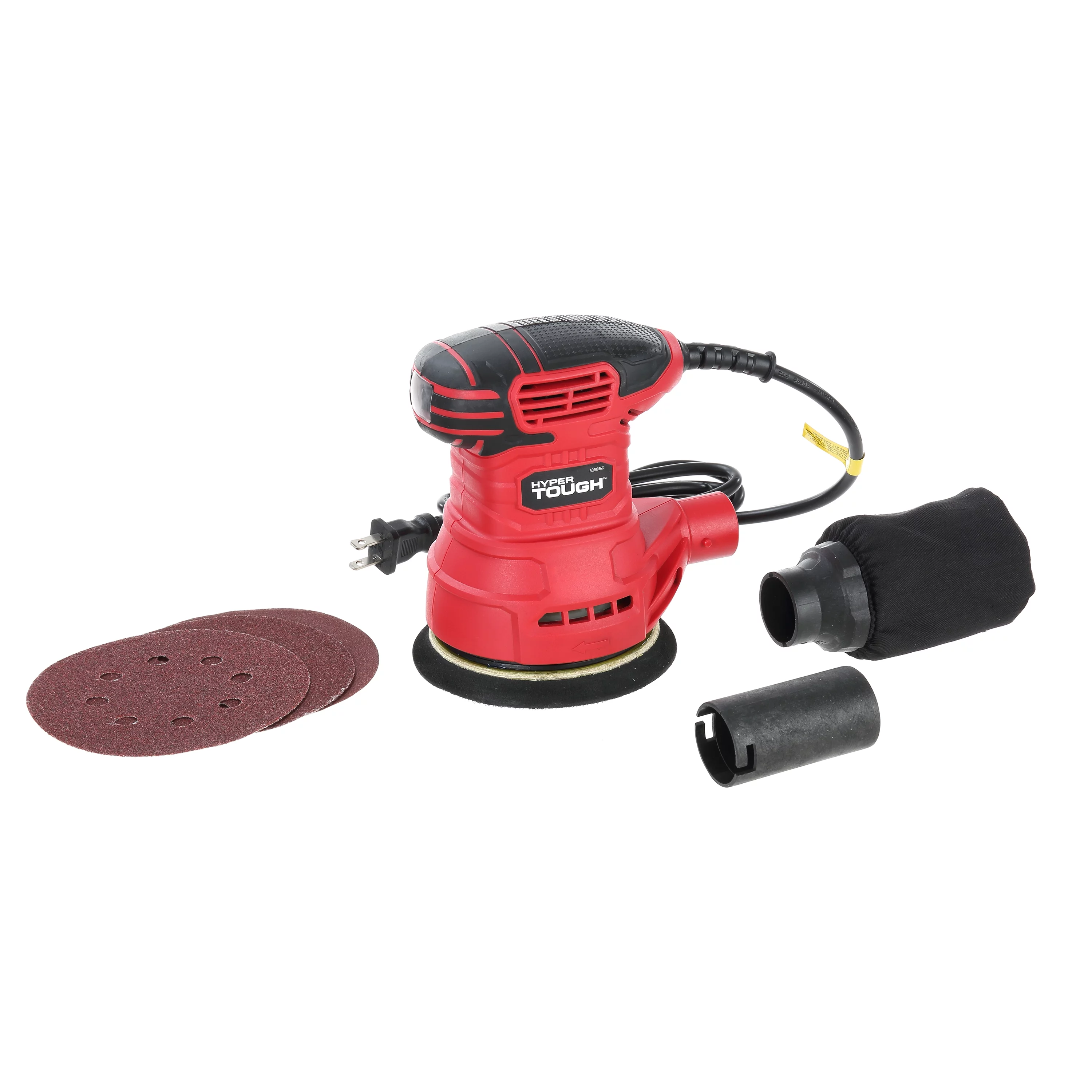 Hyper Tough 2.5-Amp Orbital Sander, 5-Inch, Corded, AQ20036G - Inhomebuy