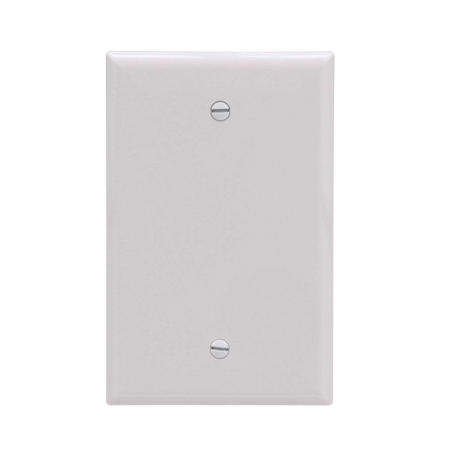 Eaton 1-Gang Jumbo Duplex Wall Plate 2142W-F-LW - Inhomebuy