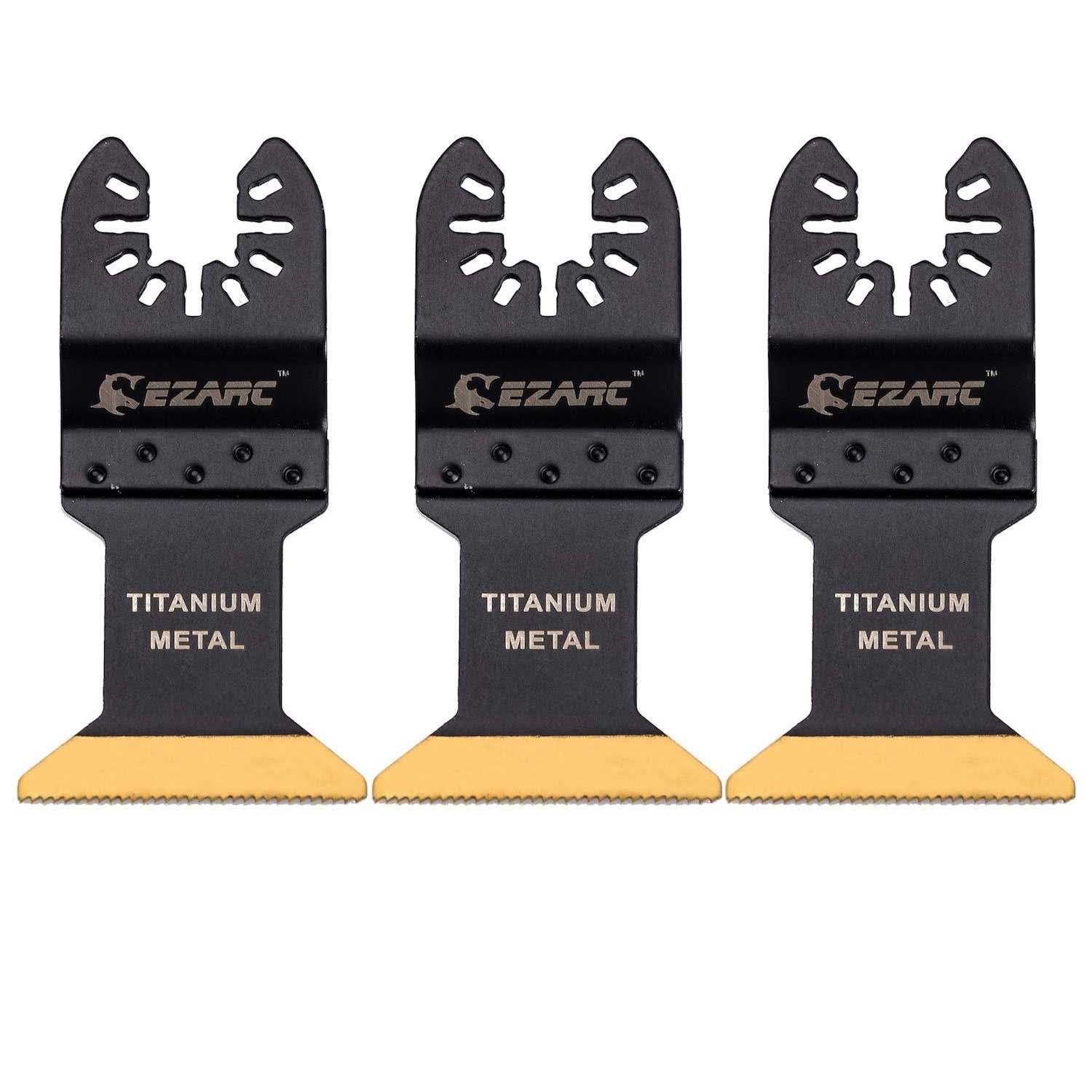 EZARC Oscillating Tool Blades Carbide Multitool Saw Blades for Hard Material, Hardened Metal, Nails, Bolts and Screws - Inhomebuy