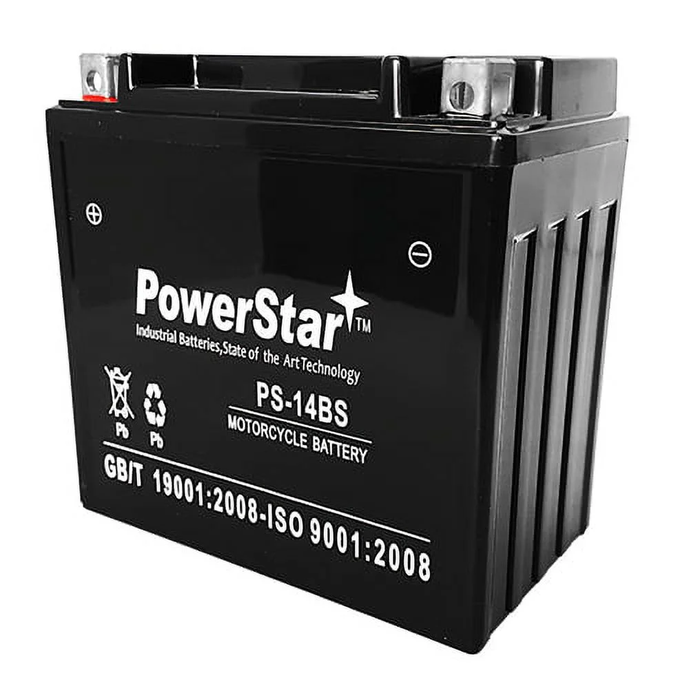 ATV Battery YTX14-BS for Honda TRX 500 420 450 350 300 Rubicon Foreman Ranche - Inhomebuy