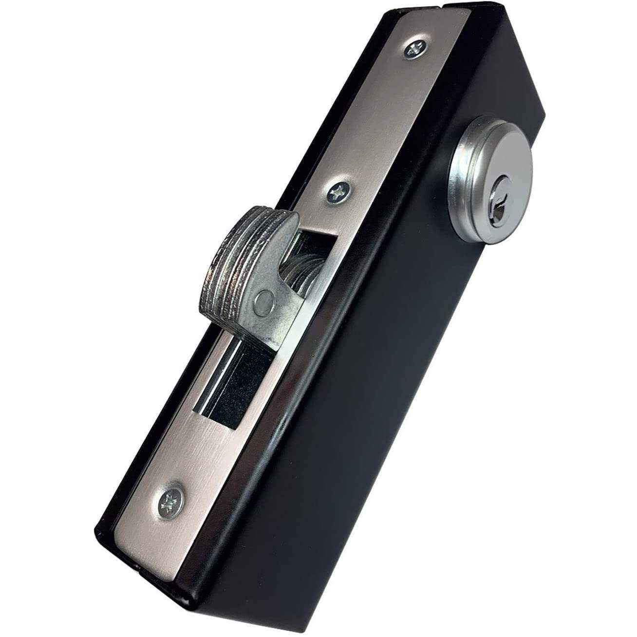 Weldandfabshop Gate Lockbox Double Hole Weldable Steel 6 3/4 x 4 3/8 x 1 1/2 Unpainted - Inhomebuy