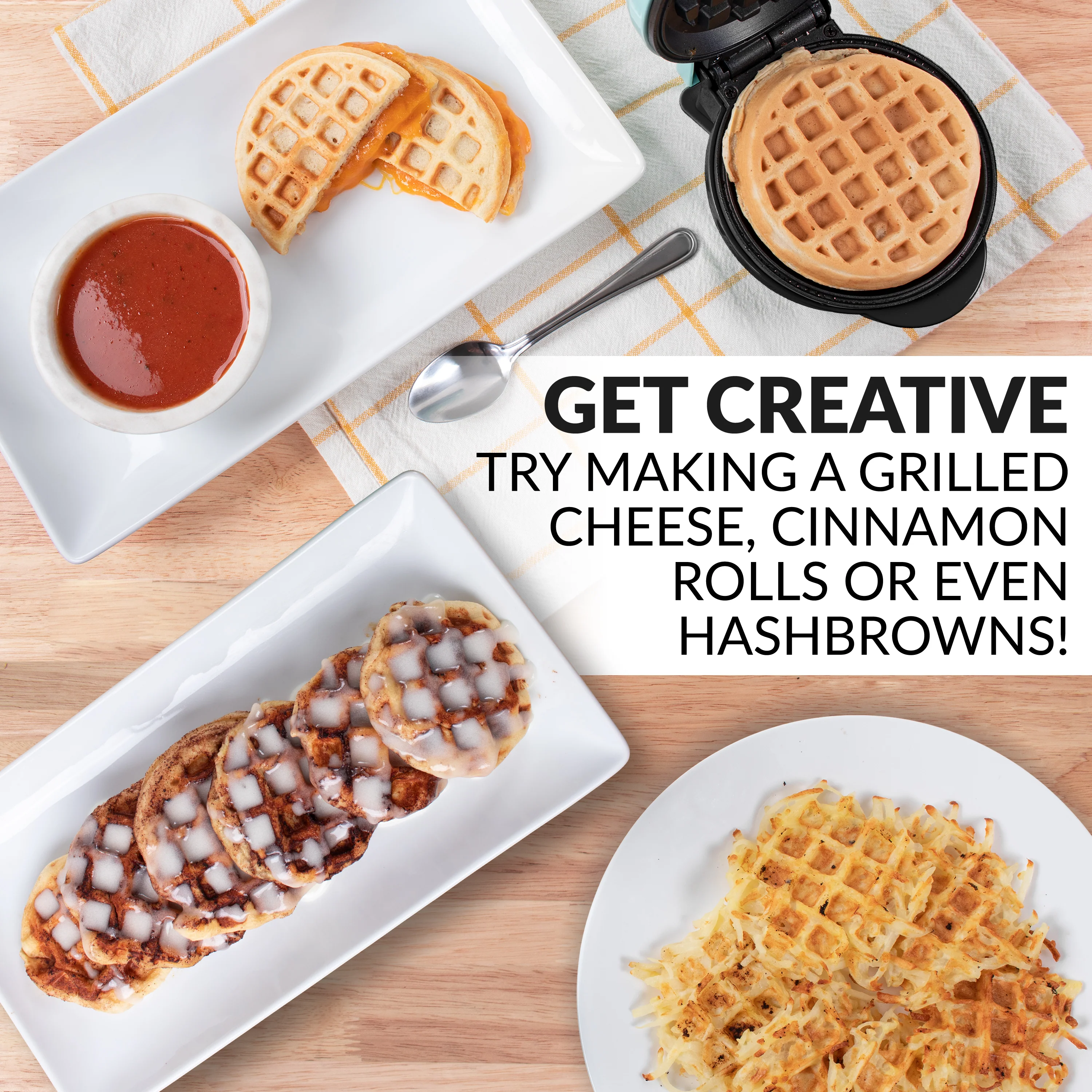 MyMini Personal Electric Waffle Maker - Inhomebuy