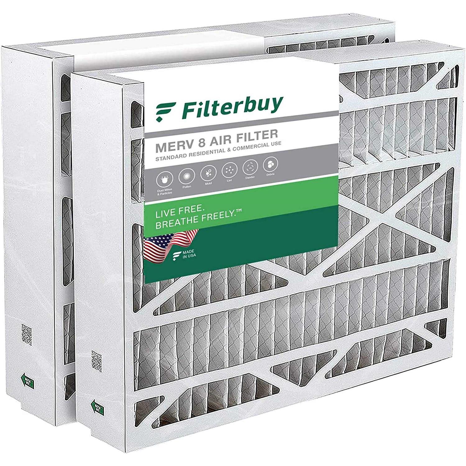 Filterbuy Air Filter MERV 11 Pleated HVAC AC Furnace Filters Replacement - Inhomebuy