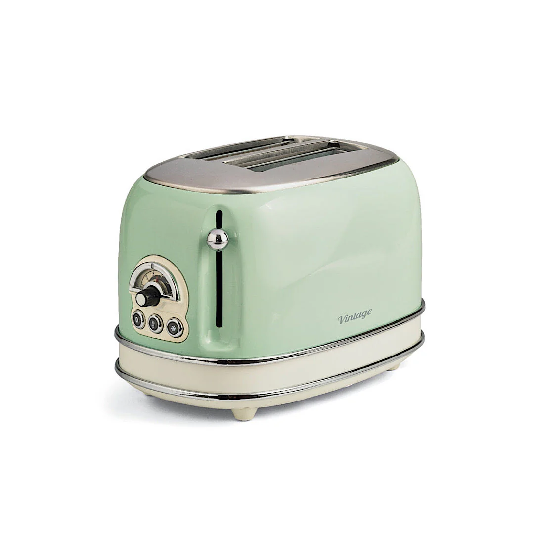 Vintage Toaster 2S Blue 810W - Inhomebuy