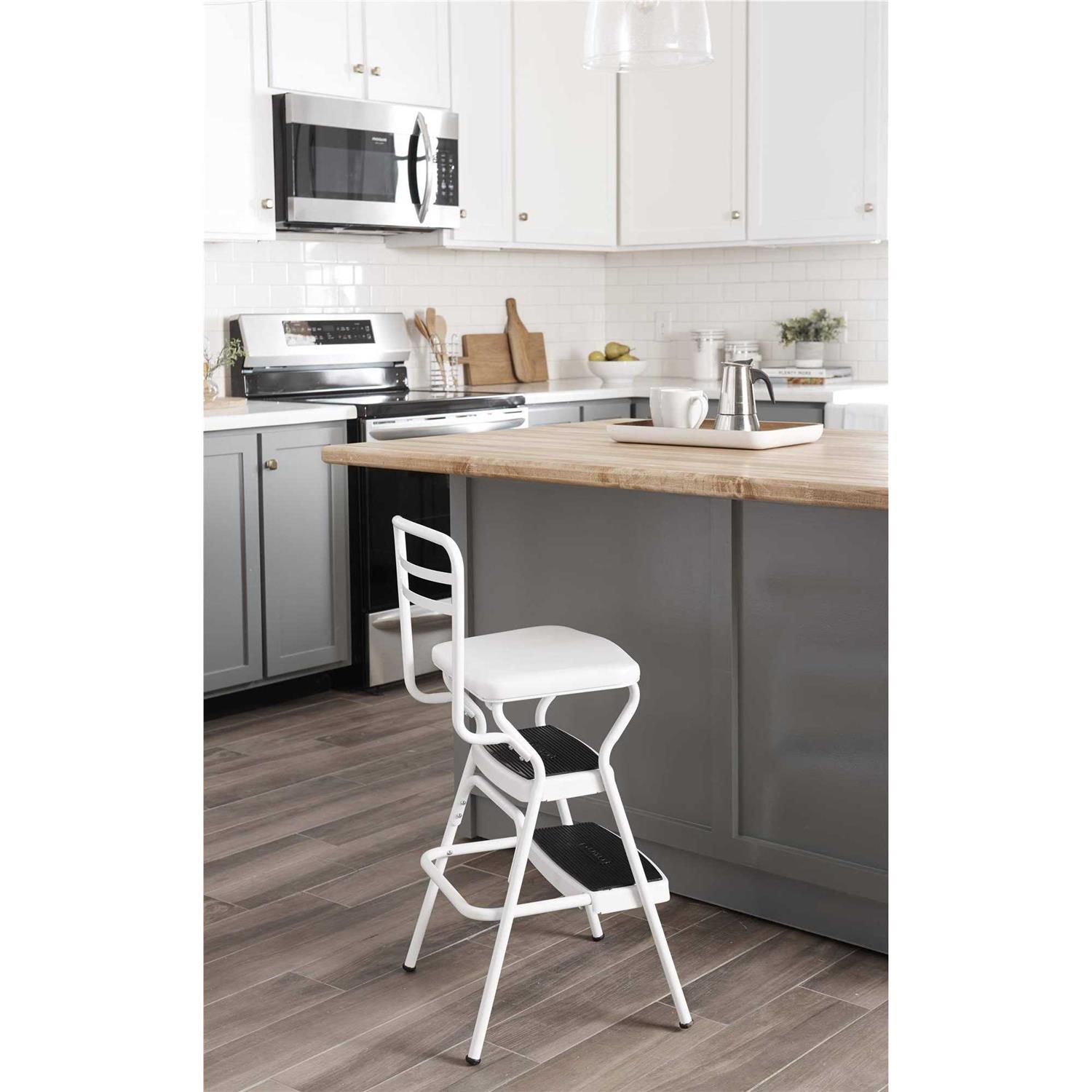 Cosco Retro Counter Chair/Step Stool - Inhomebuy