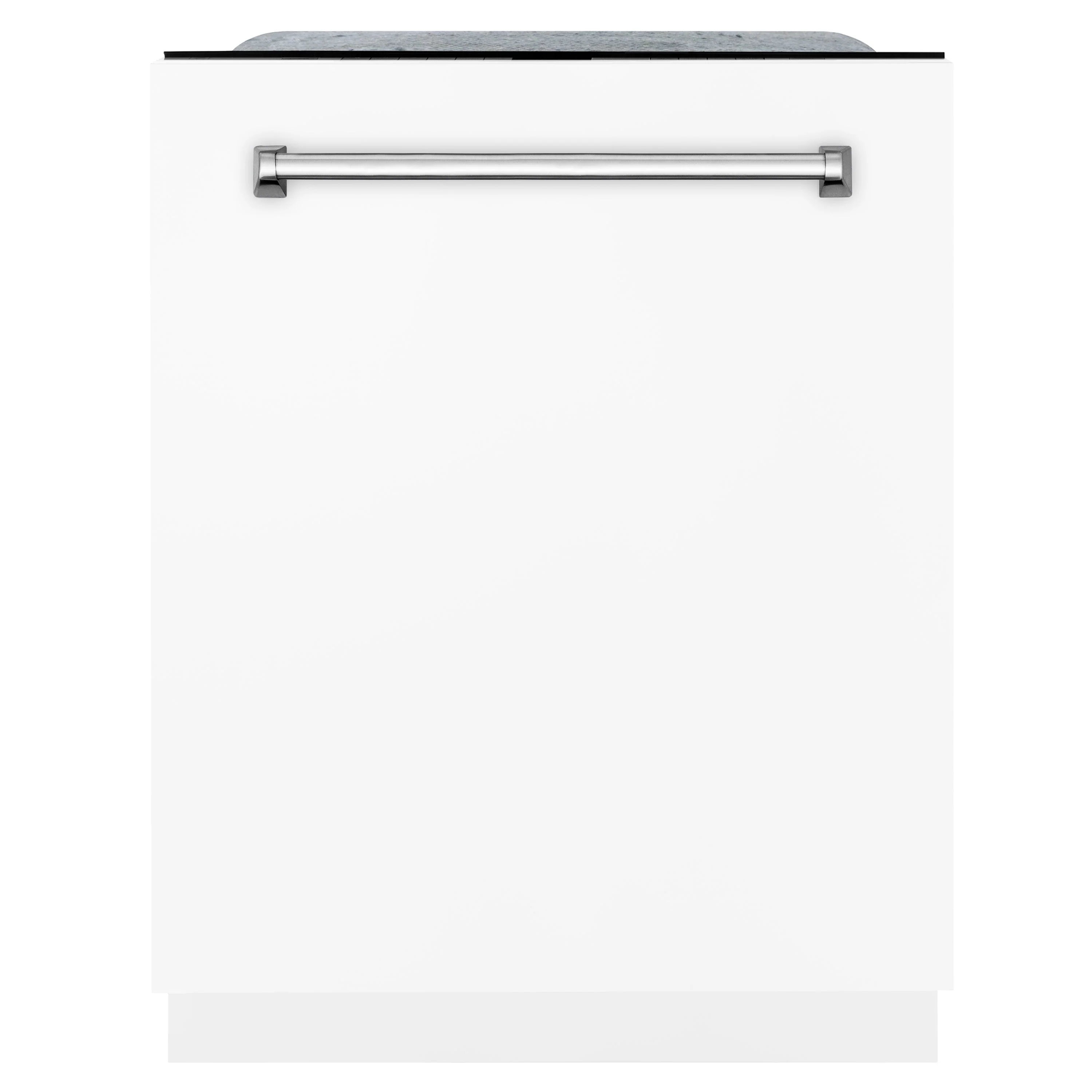ZLINE 24 In. Monument Series 3rd Rack Top Touch Control Dishwasher in White Matte, 45dBa, DWMT-WM-24 - Inhomebuy