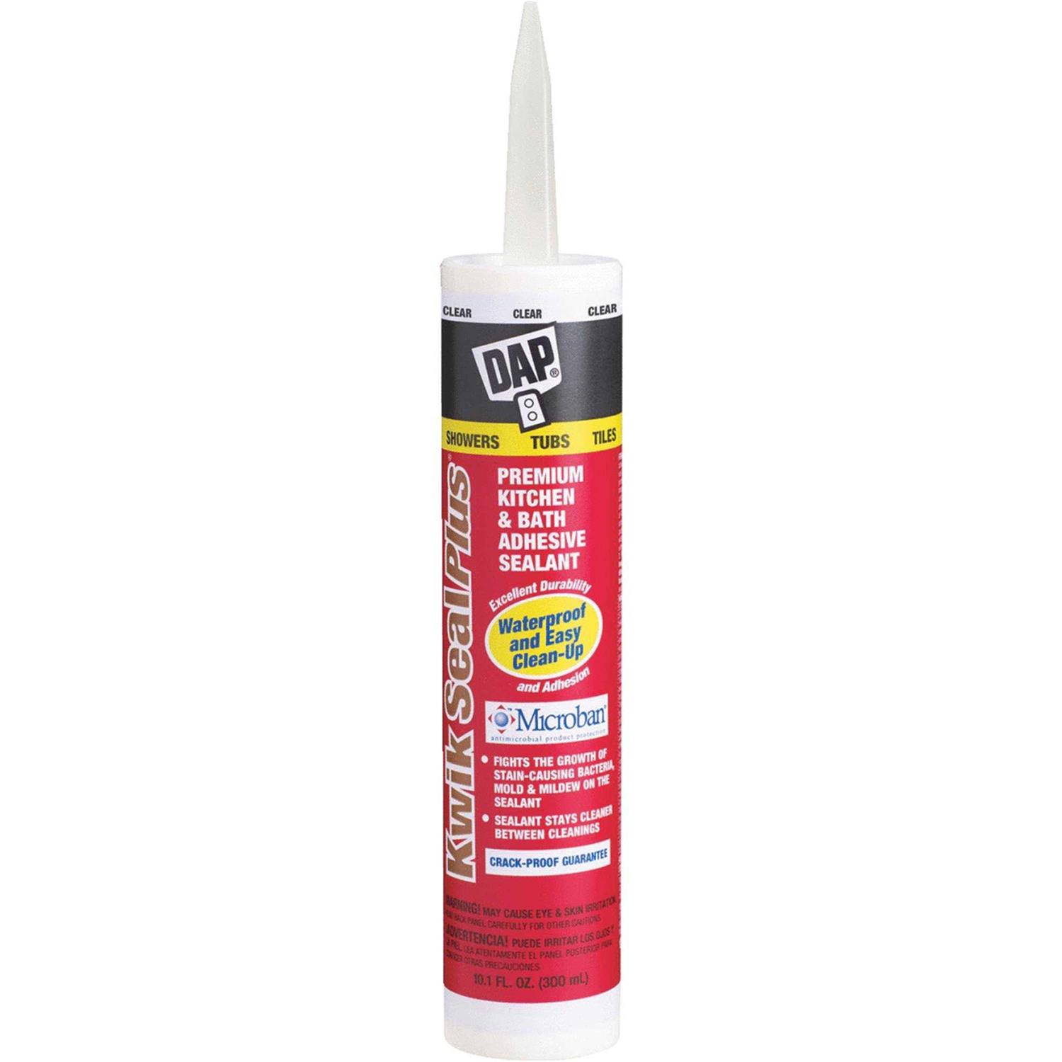 Dap Kwik Seal Plus Kitchen Bath Adhesive Caulk - Inhomebuy