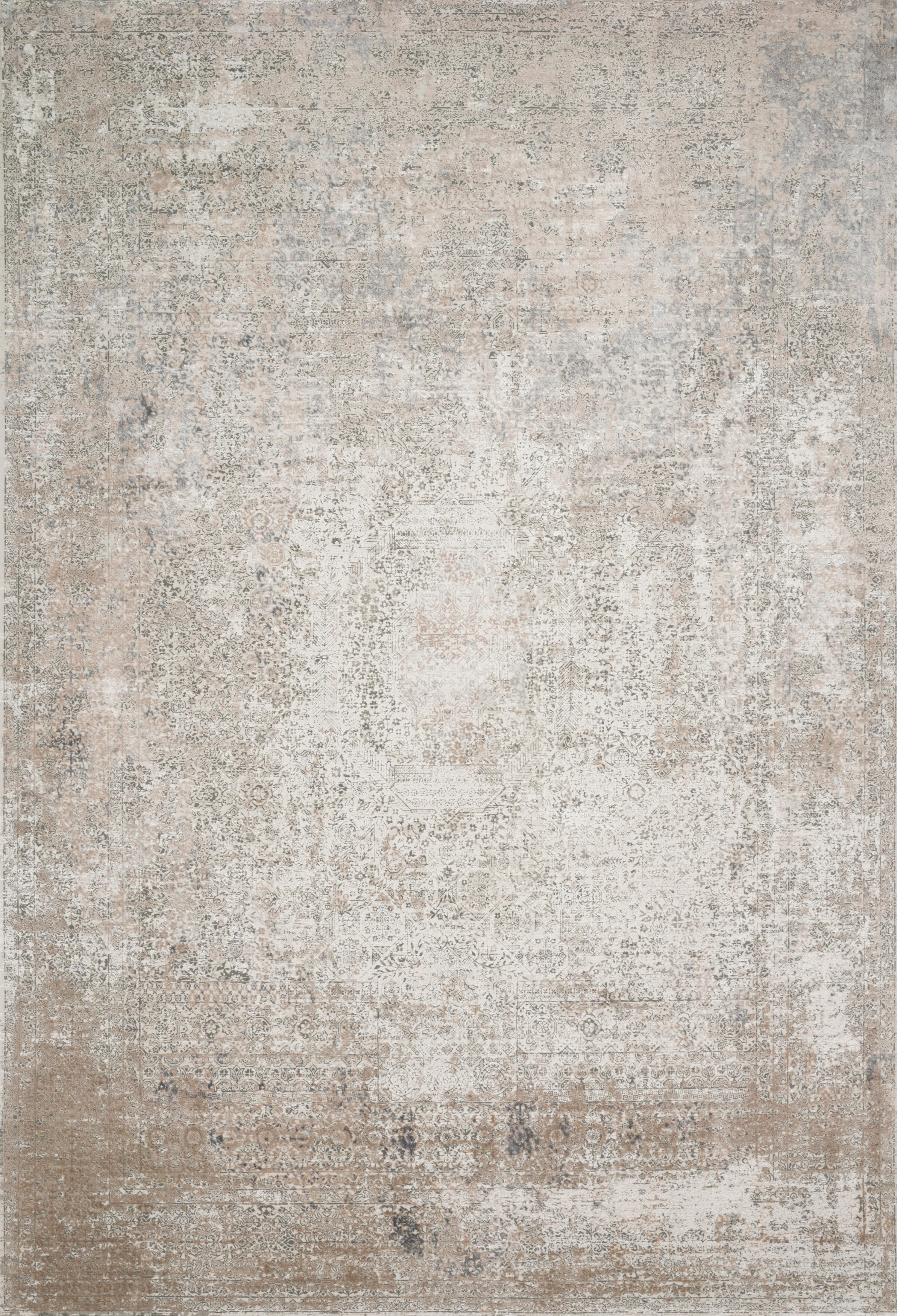 Loloi Rugs Sienne Collection Rug in Ivory, Pebble - 6'7