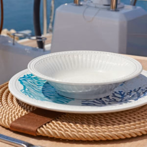 Mare - Flat Plate - Blue - Set 6 pcs - Inhomebuy