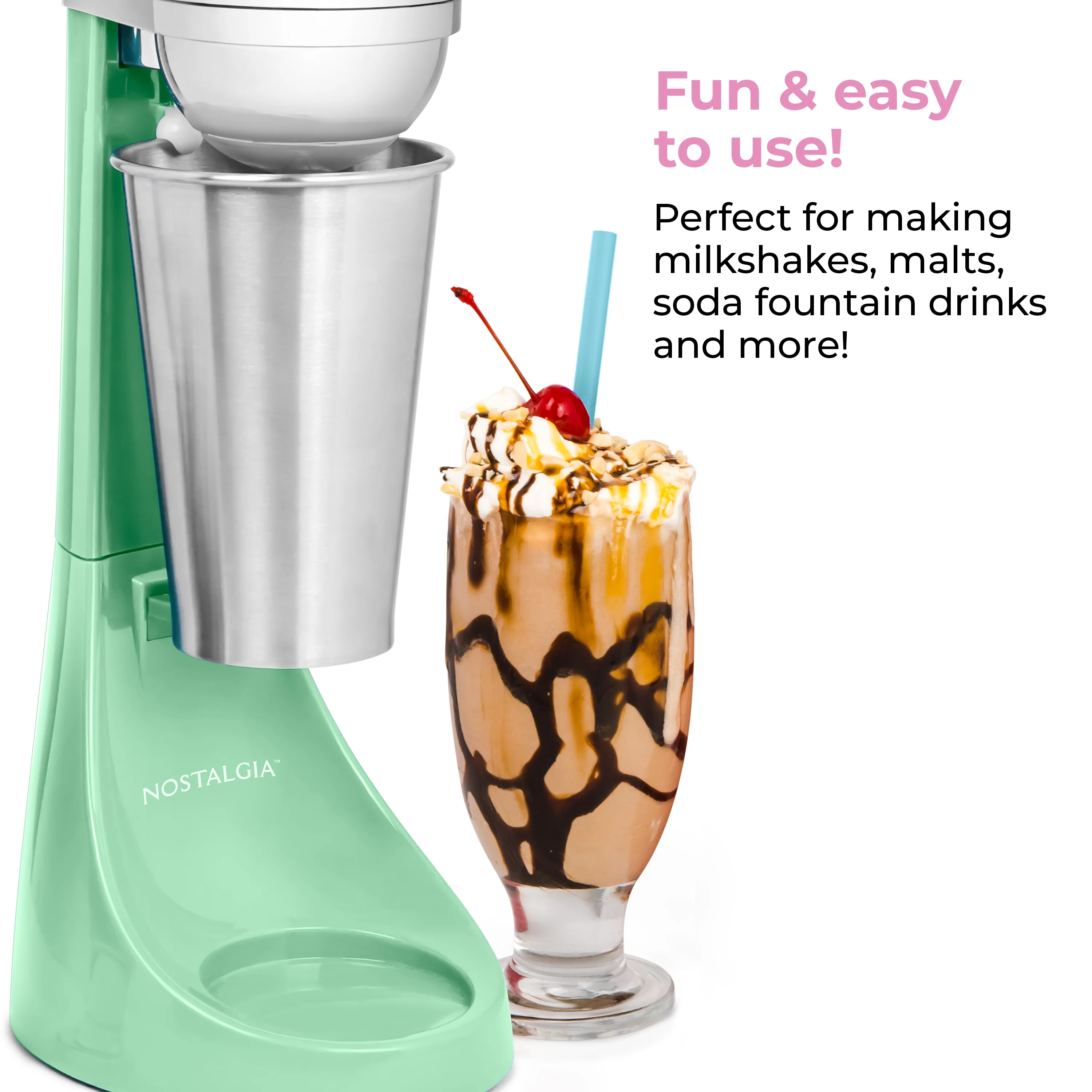 2-Speed Milkshake Maker and Drink Mixer - Inhomebuy