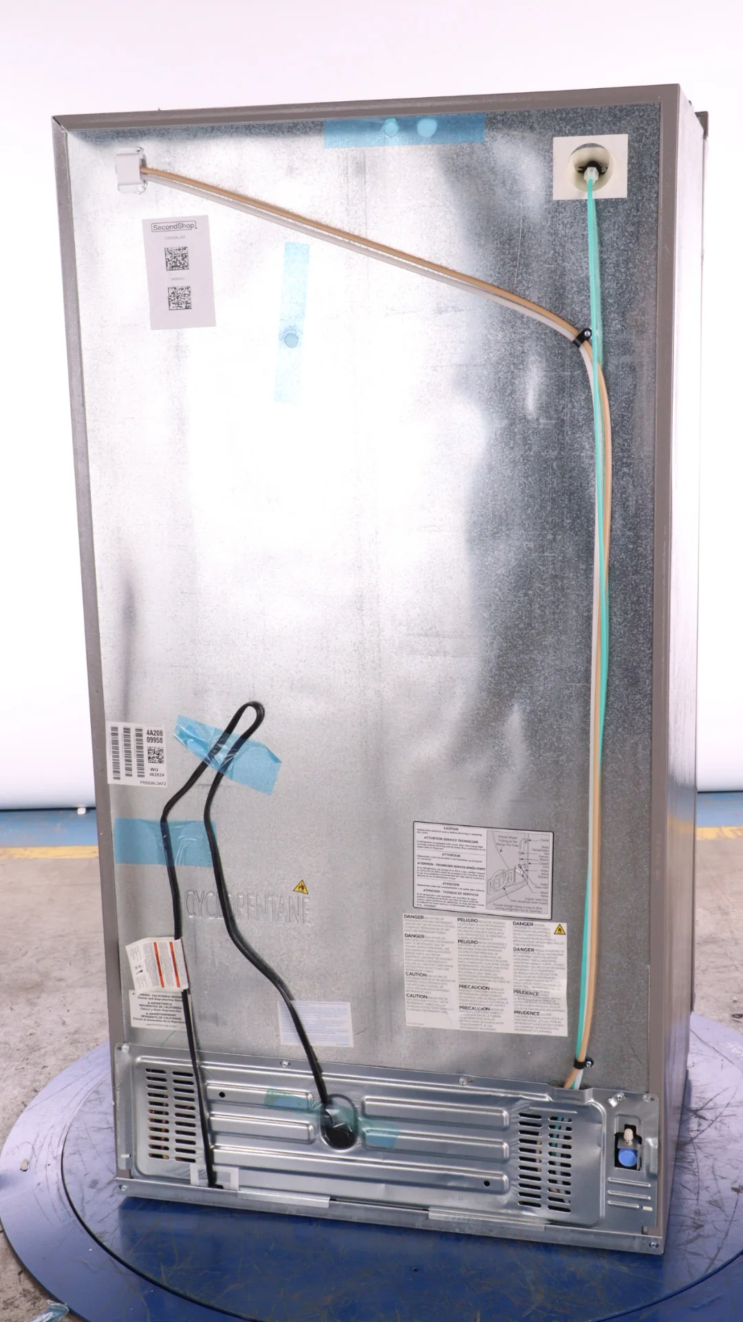 FRIGIDAIRE 36 IN 25.6 CU FT. STAINLESS STEEL SIDE-BY-SIDE REFRIGERATOR WITH EXTERIOR WATER AND ICE D - Inhomebuy