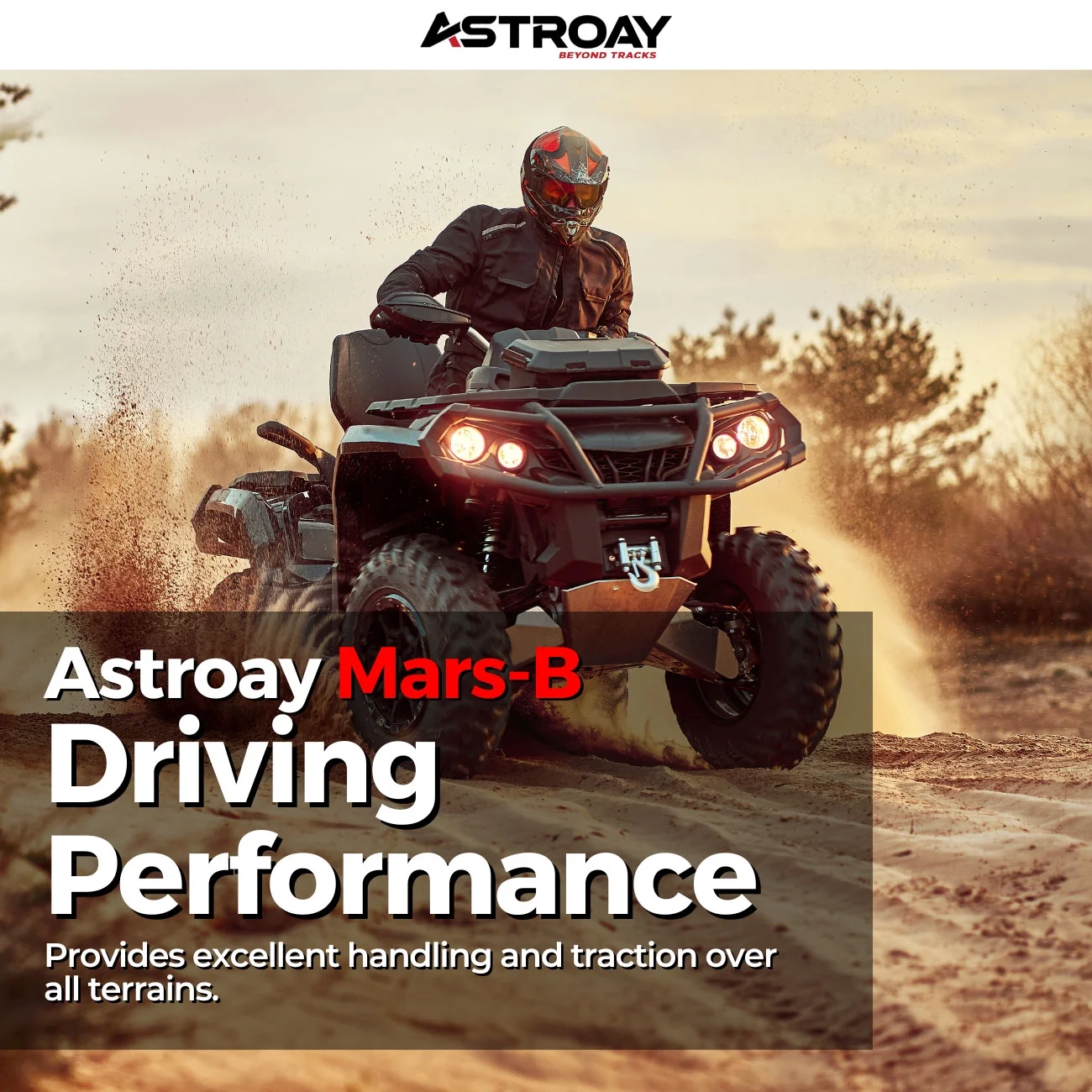 26 x 11 - 12 Astroay Mars-B Utility ATV/UTV Tire - Inhomebuy