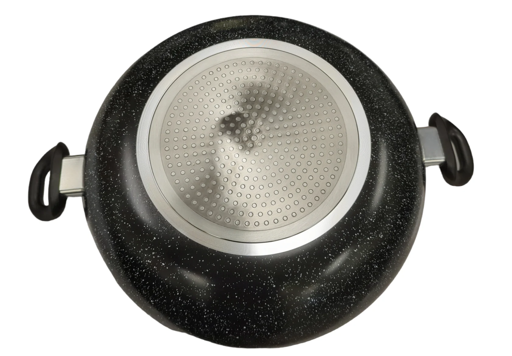 Healthy Bear Wok |BCAL-34W-IN| 34cm Pressed Aluminum INDUCTON compatible - Inhomebuy