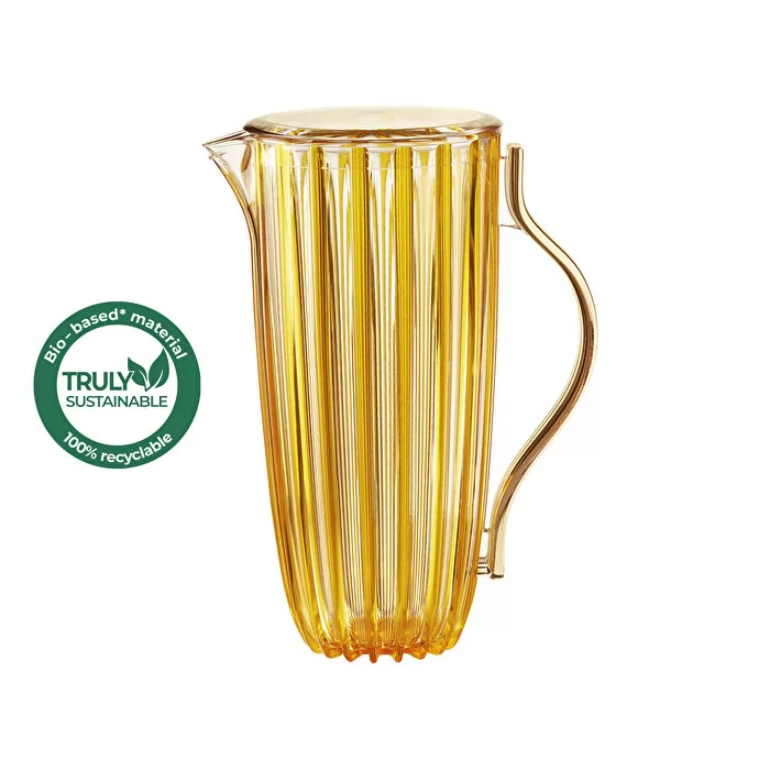 DolceVita Pitcher With Lid Amber - Inhomebuy